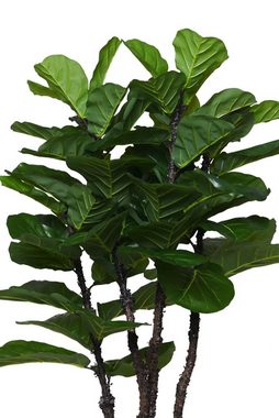 Kunstpflanze Geigenfeige künstlich Kunstpflanze im schwarzen Topf FIGUS, VIVANNO, Höhe 107 cm