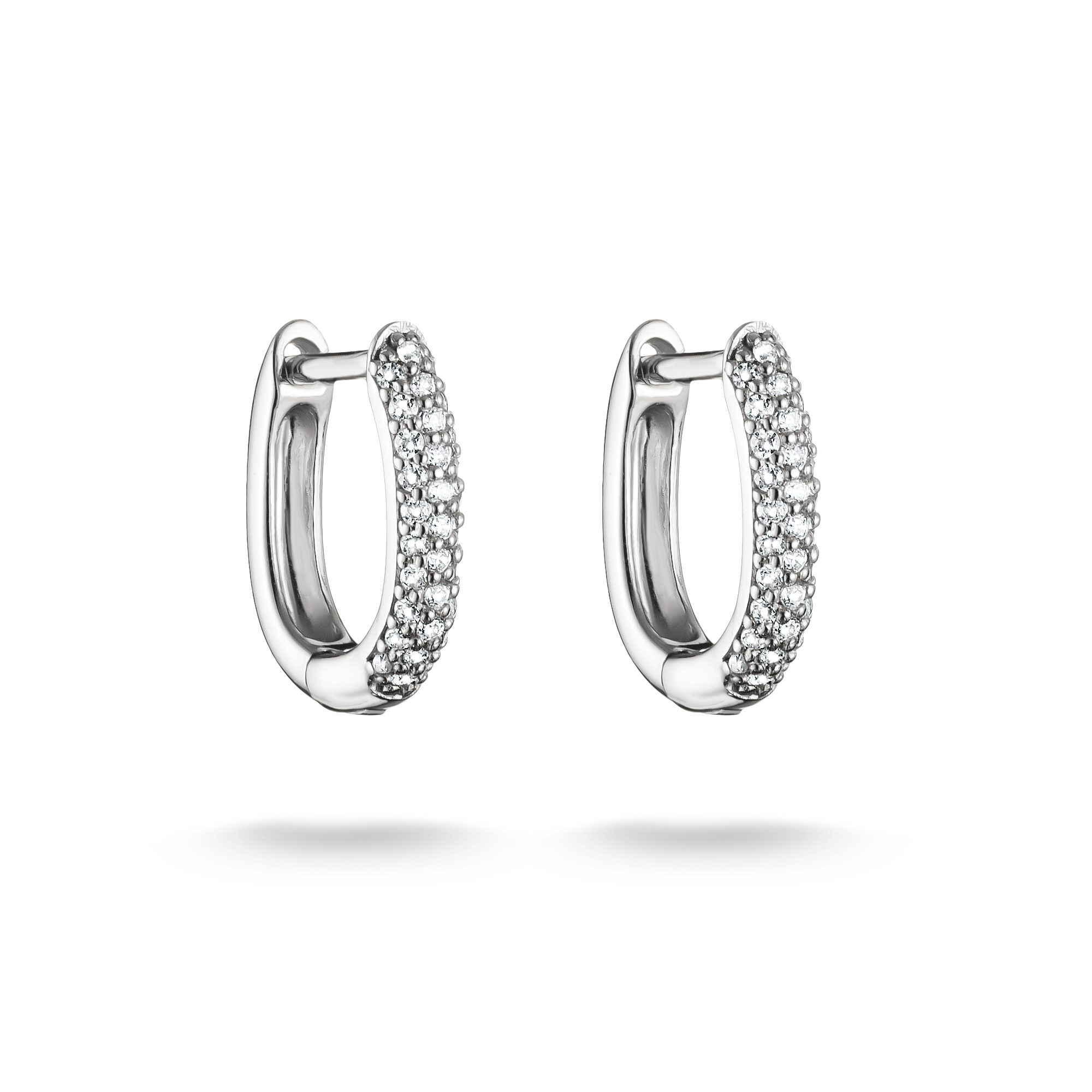 THOMAS SABO Paar Creolen Silber, mit Zirkonia (synth)