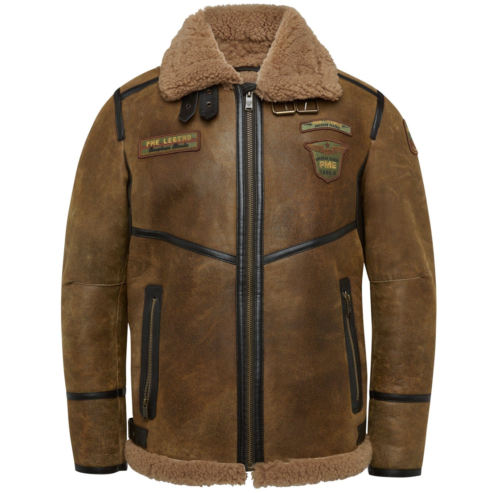 PME LEGEND Lederjacke Short jacket LIMITED TURBOPROP Lammy