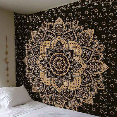 Wandteppich Wandteppich Wandbehang böhmische Tagesdecke Boho Decke Wandteppiche, Juoungle