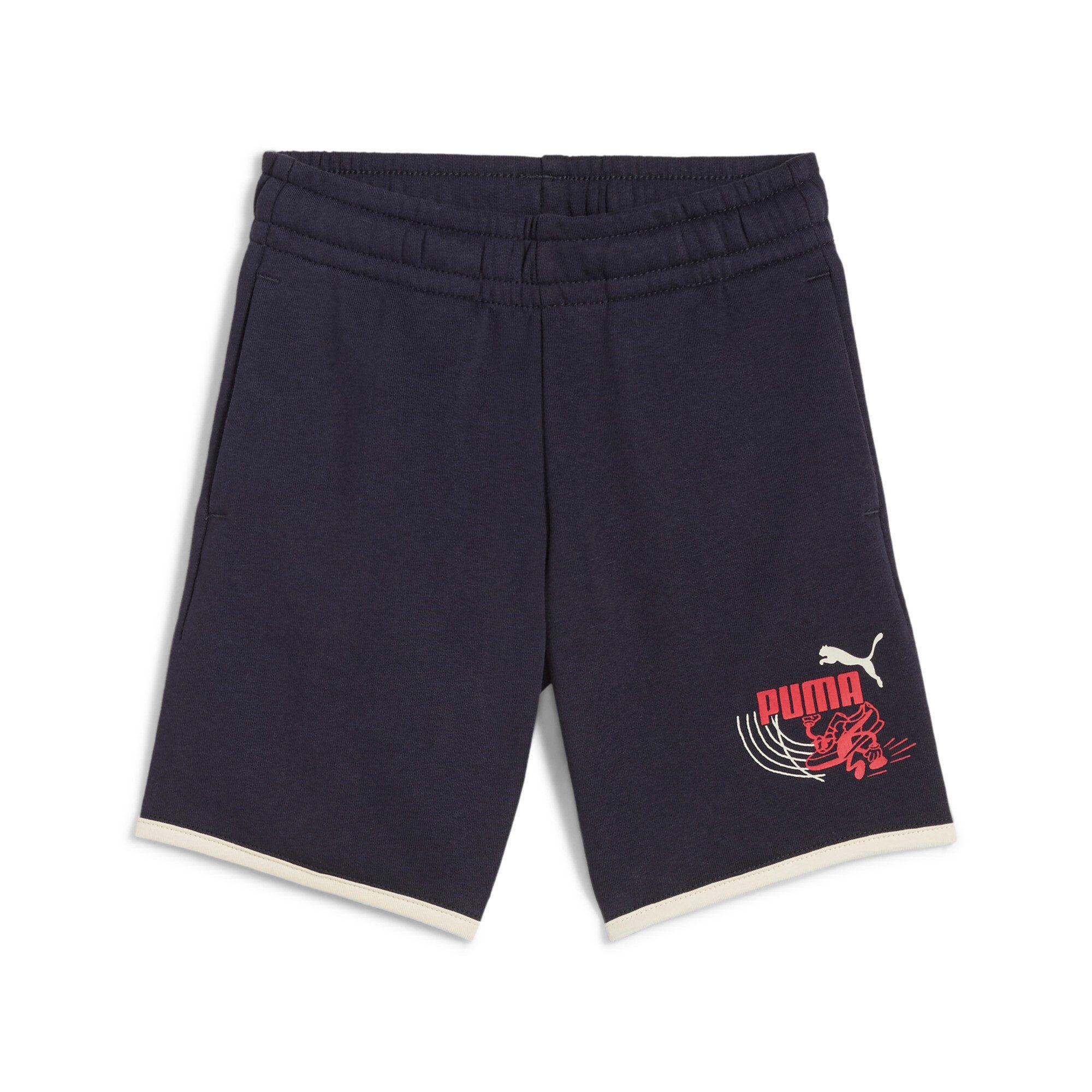 PUMA Trainingsshorts LITTLE RUNNERS SHORTS TR PS sportlicher Stil, für Kinder, aus Baumwollmischung, regular fit