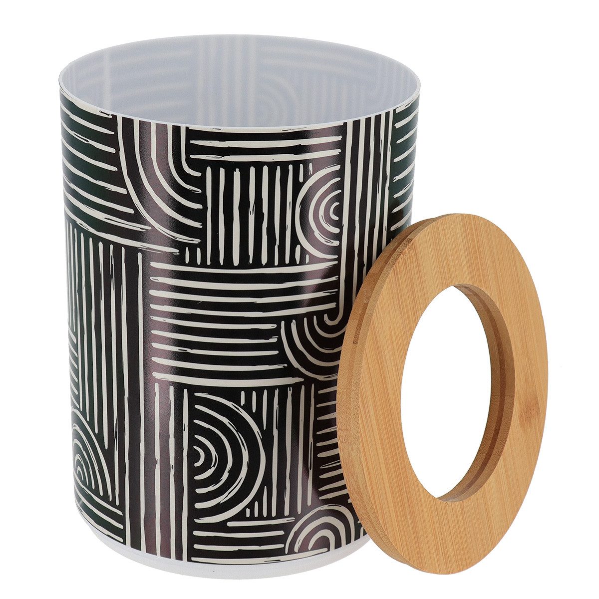 LikeKa Badaccessoire-Set schwarz Duschvorhang Toilettenbürste schwarz günstig online kaufen