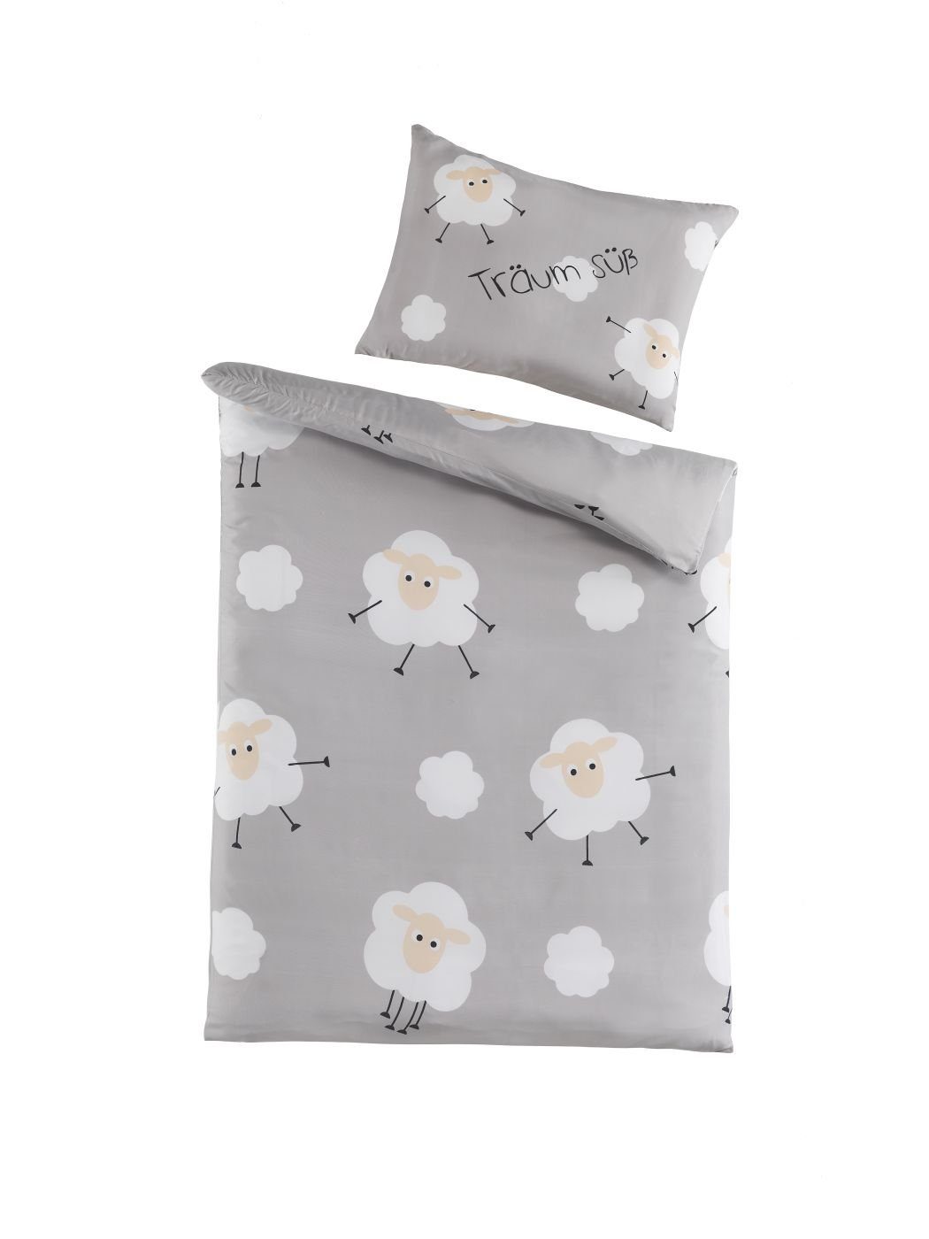 Bettwäsche »Bettwäsche 100 cm x 135 cm Träum Süß«, Optidream, Microfaser Bettwäsche extra weich