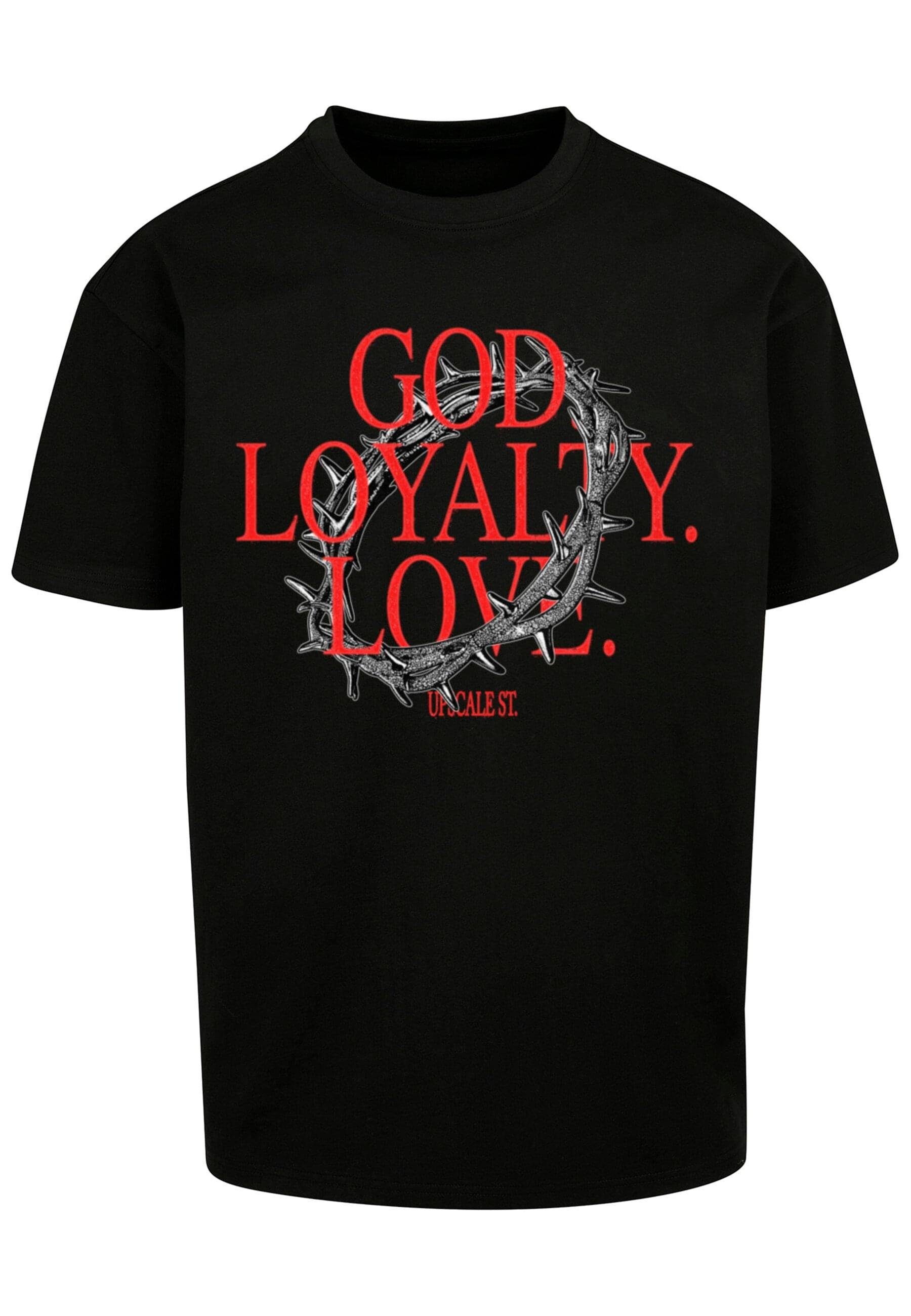 Upscale by Mister Tee T-Shirt Upscale by Mister Tee Unisex God Loyalty Love Oversize Tee (1-tlg)