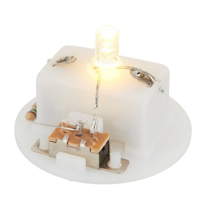 Rico Design LED Dekolicht LED-Lämpchen warm-weiß Ø 3 5 cm