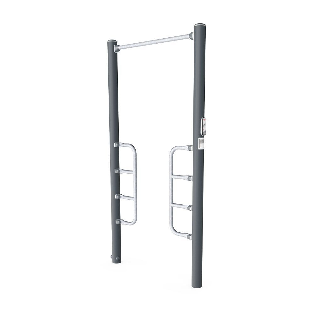 Kompan Kraftstation Outdoor-Fitnessgerät Push Up & Pull Up, Für öffentliche Bereiche, Parks und Fitnessanlagen