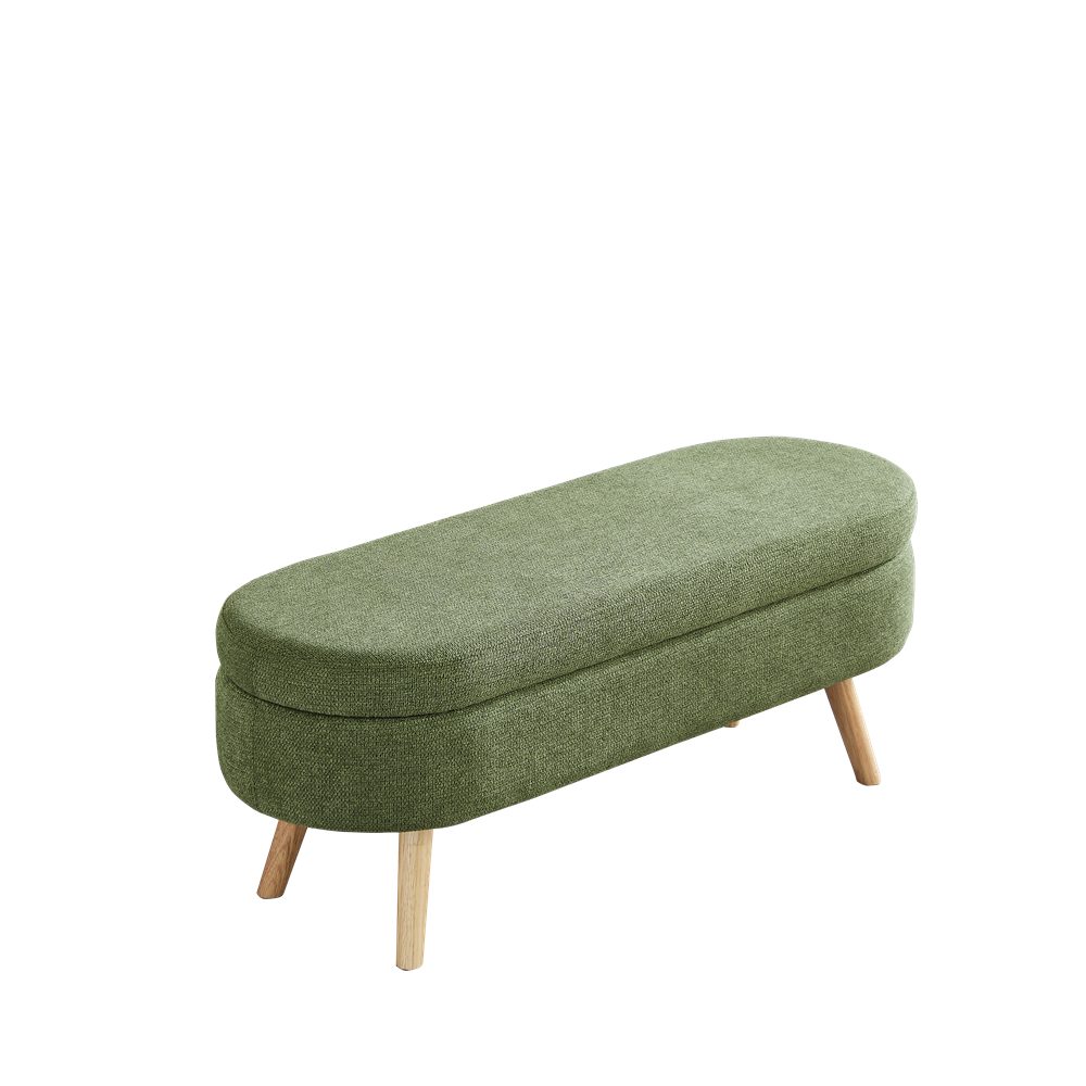 REDOM Sitzbank mit Stauraum (110 cm lange moderne Bank mit Chenille-Bezug, 1-St., 110*40*42cm)
