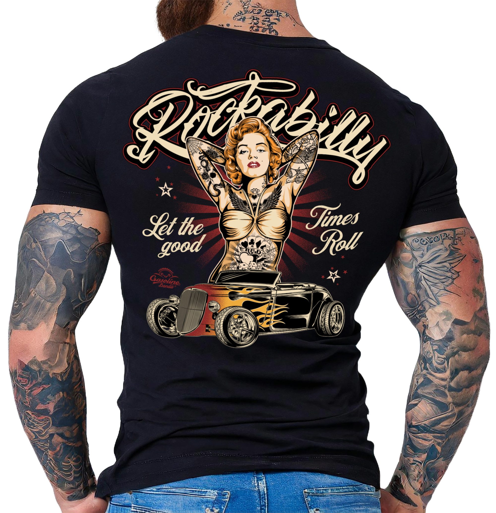 GASOLINE BANDIT® T-Shirt für Rock'n Roll günstig online kaufen