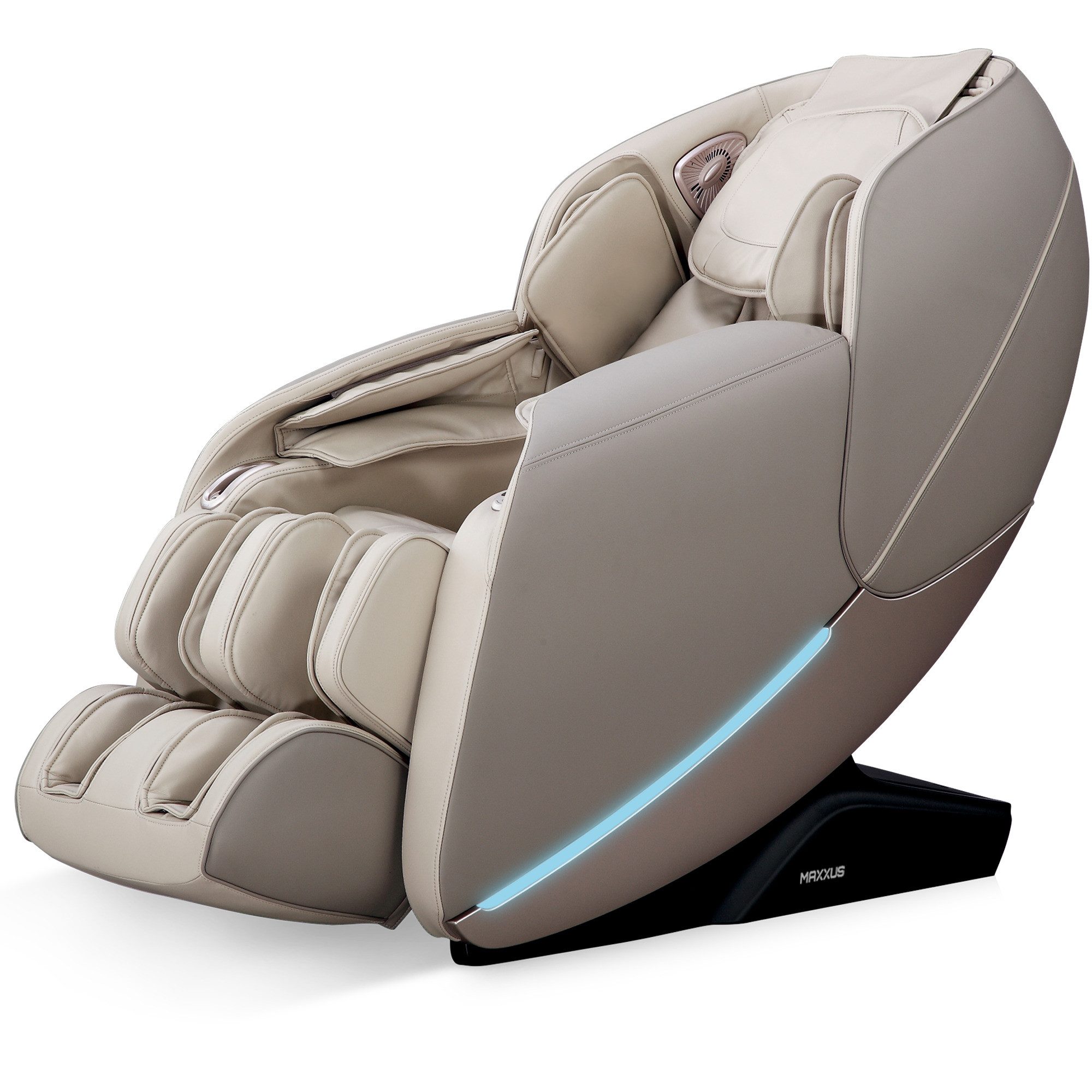 MAXXUS Massagesessel MX 10.0 Zero - 12 Massageprograme, 24 Airbags, Verstellbar, Bluetooth, Wärmefunktion, Liegesessel, Relaxsessel, Fernsehsessel, Shiatsu
