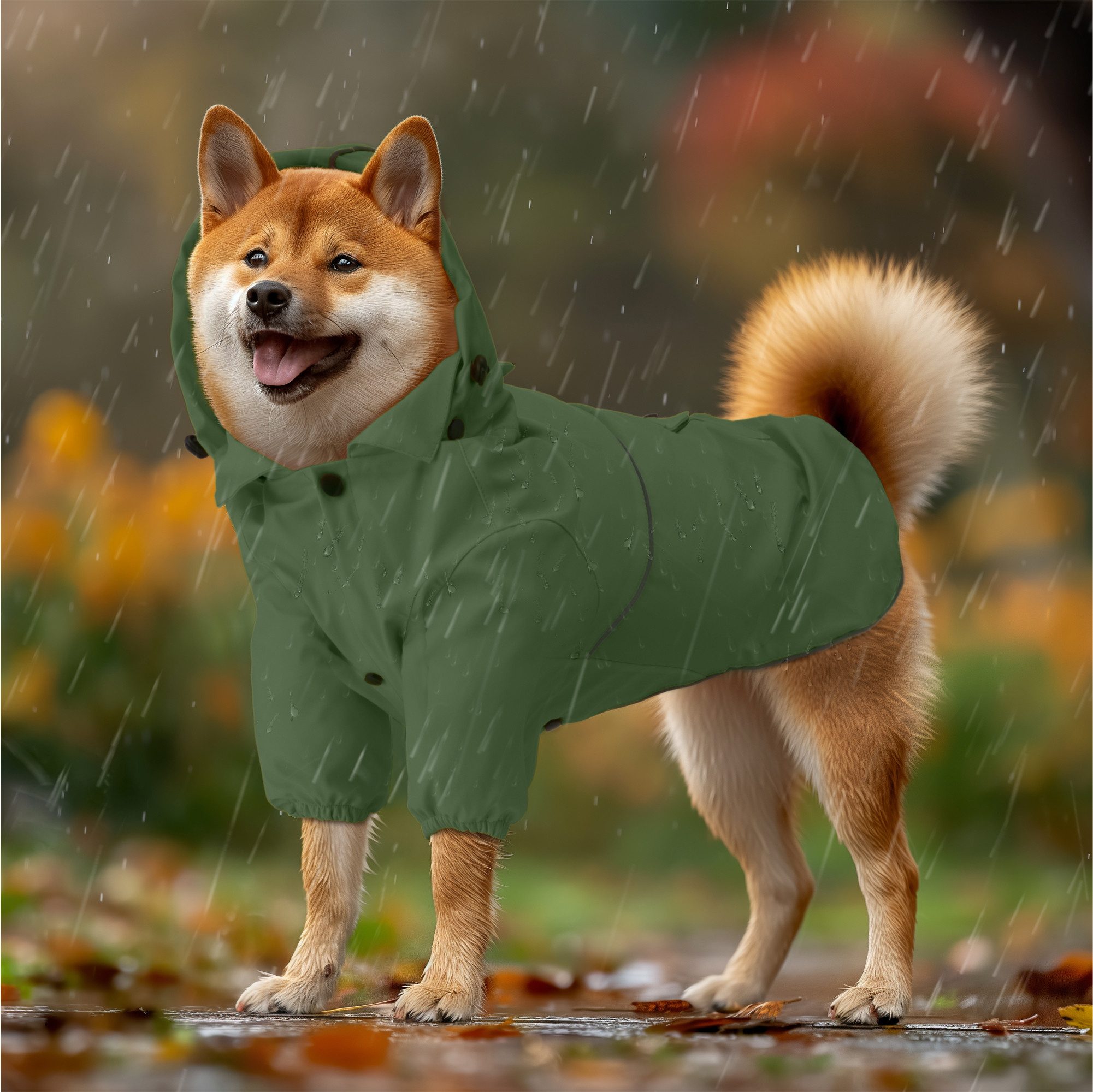 Hunderegenmantel Regenmantel Regenjacke für Hunde - Regenmantel Hund wasserdicht