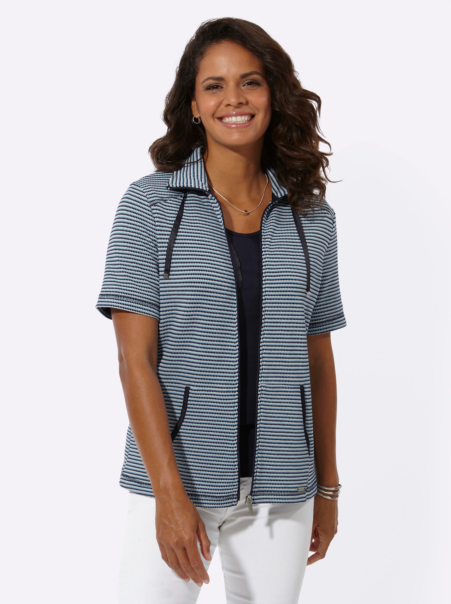 Witt Shirtjacke Shirtjacke Kurzarm