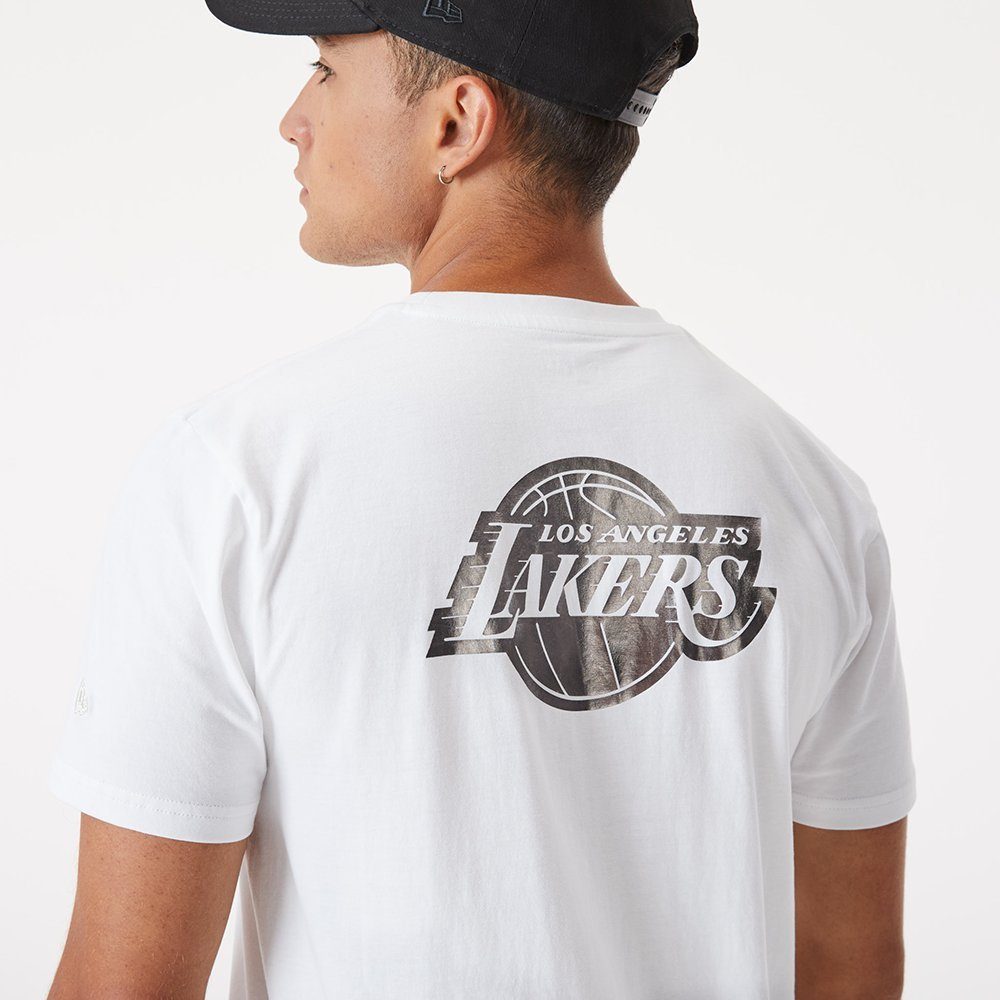 New Era Print-Shirt New Era NBA ANGELES Tee Metalic LAKERS T-Shirt LOS NEU/OVP