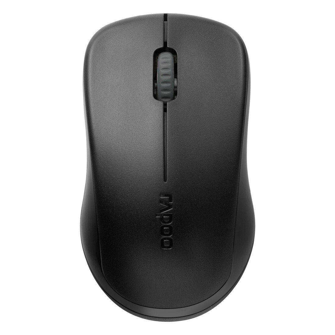 Rapoo 1680 Silent Kabellose lautlose Maus, 2.4 GHz, 1000 DPI Maus (kabellos) schwarz | PC-Mäuse