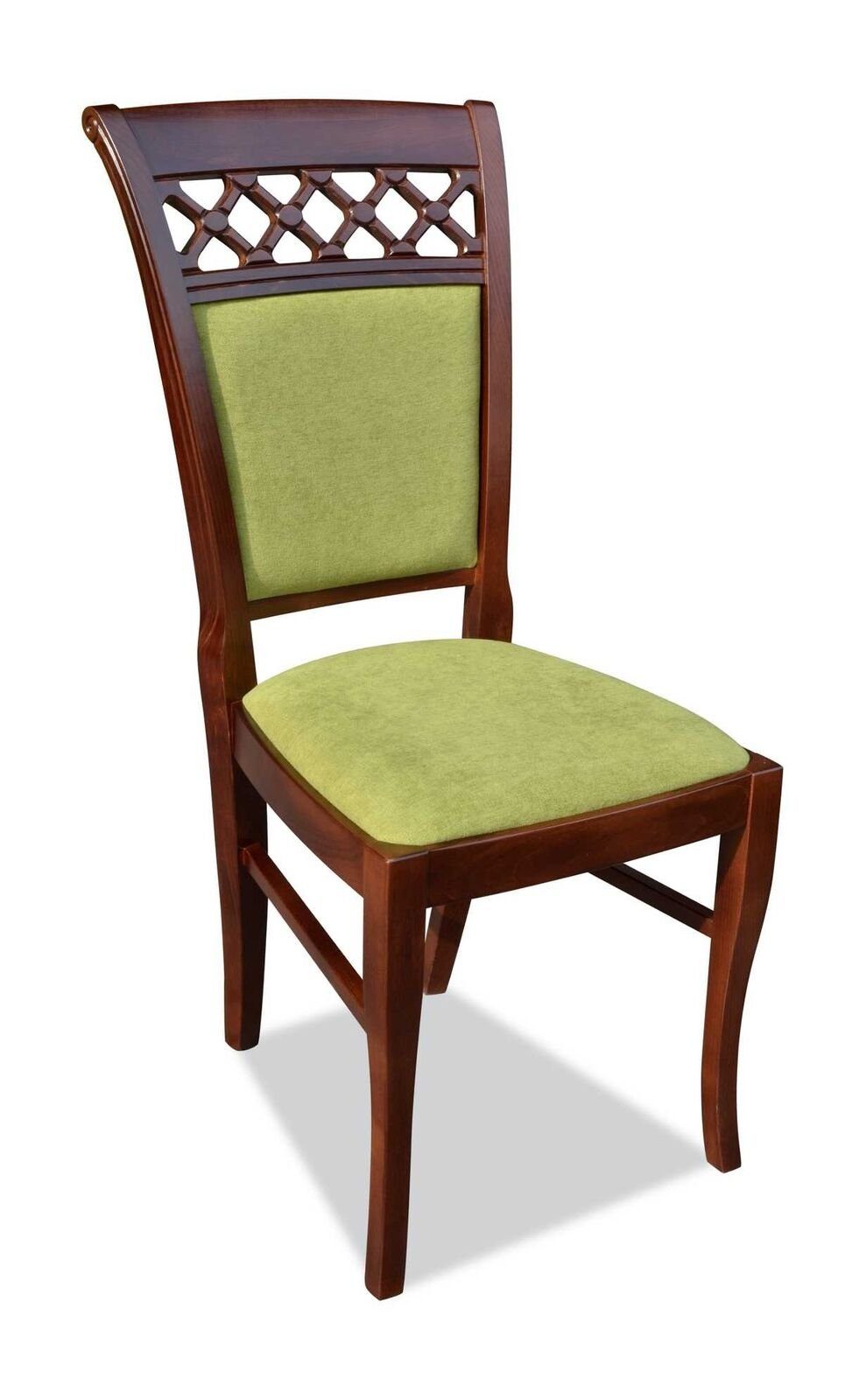 JVmoebel Stuhl Stuhl Wohnzimmer Esszimmer Polsterstuhl ohne Armlehne Luxus Sessel Neu (1 St) Braun/Grun