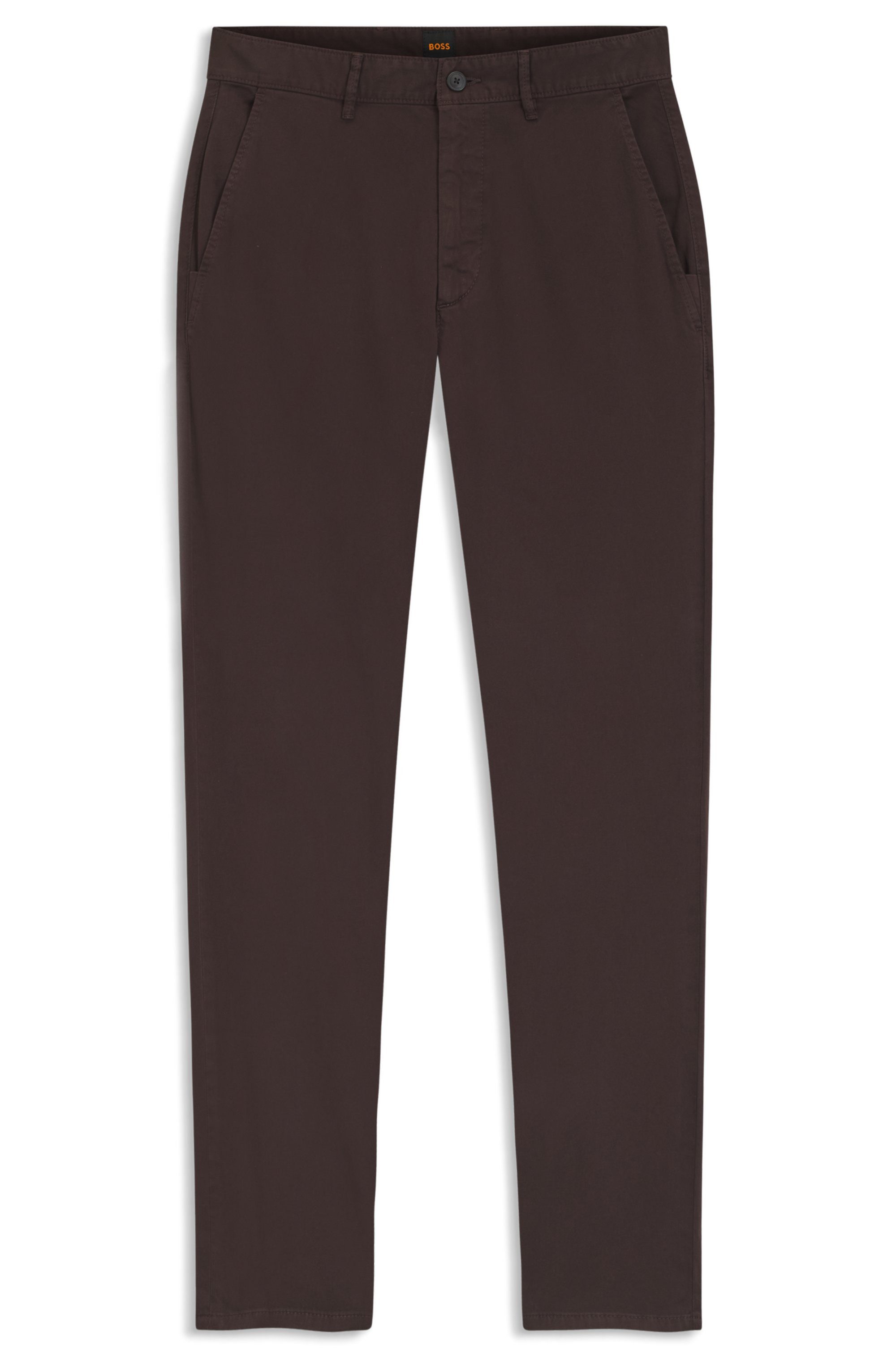 BOSS ORANGE Chinohose Slim-fit Aus komfortabler Stretch-Baumwolle und mit praktischen Gesäßtaschen – Bild 4 von 5