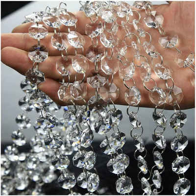 Türvorhang Kristall Perlen Vorhänge Stränge 1M Lange Türvorhang 14mm Breite, Lubgitsr, (1 St)