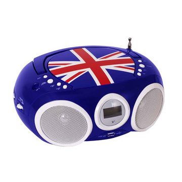 etc-shop Radio (Design CD Spieler Stereo Radio USB Anlage Jungen Kinder Zimmer)