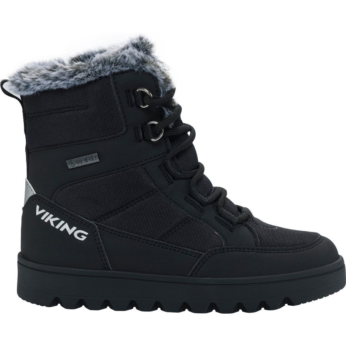 Viking Fleek Warm GTX Zip Winterstiefel Perfekter Winterstiefel für Kinder mit wasserdichtem GORE-TEX®, extra