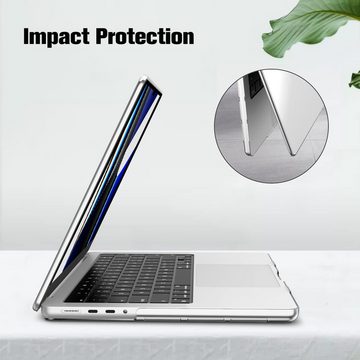 Fintie Laptop-Hülle für MacBook Pro 14" (2023-2021 Freisetzung) A2779 A2442 M2 M1 Pro/Max, Ultradünne Hartschale Schutzhülle Snap Case für MacBook Pro 14 Zoll