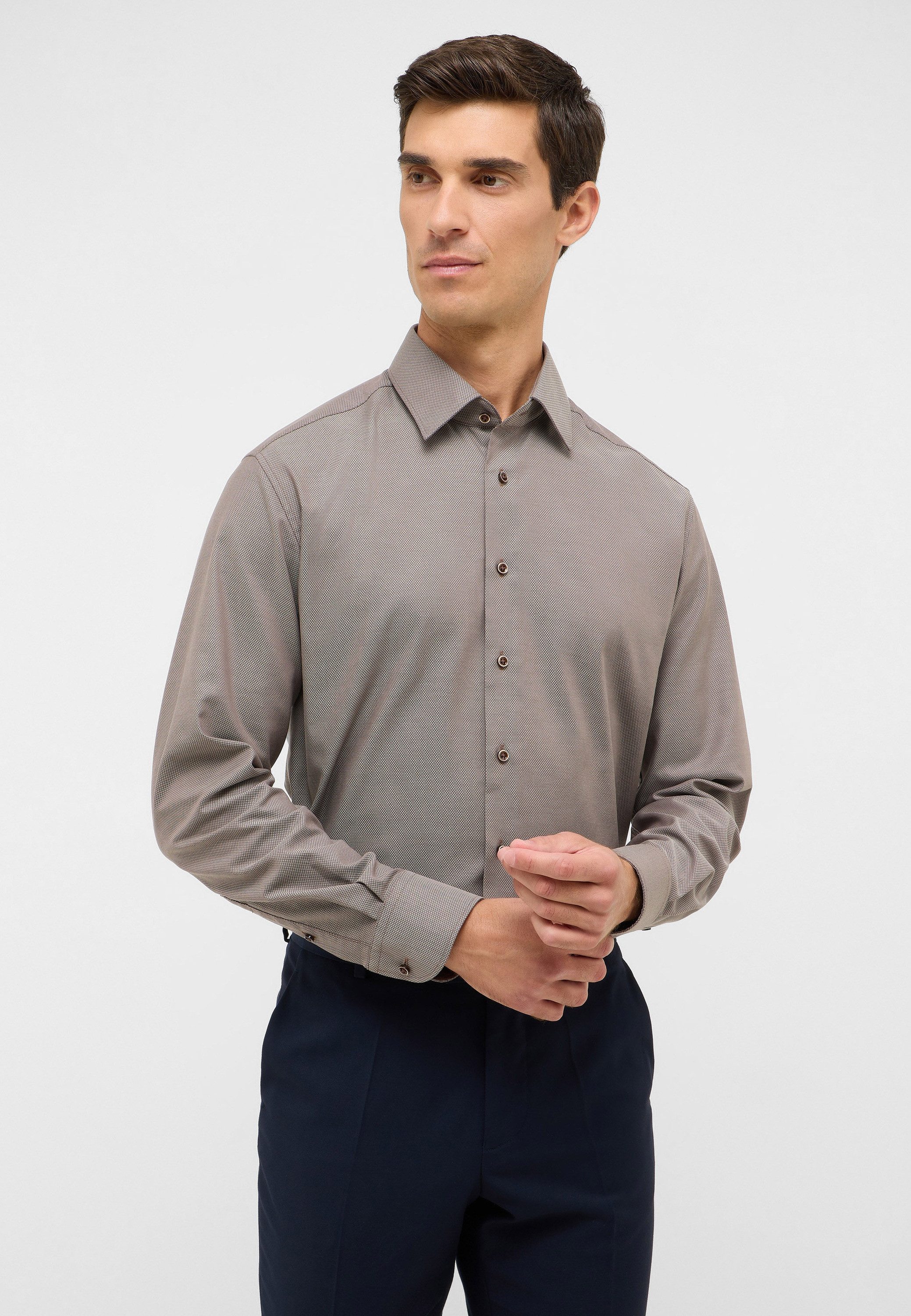 Eterna Langarmhemd MODERN FIT NON IRON günstig online kaufen
