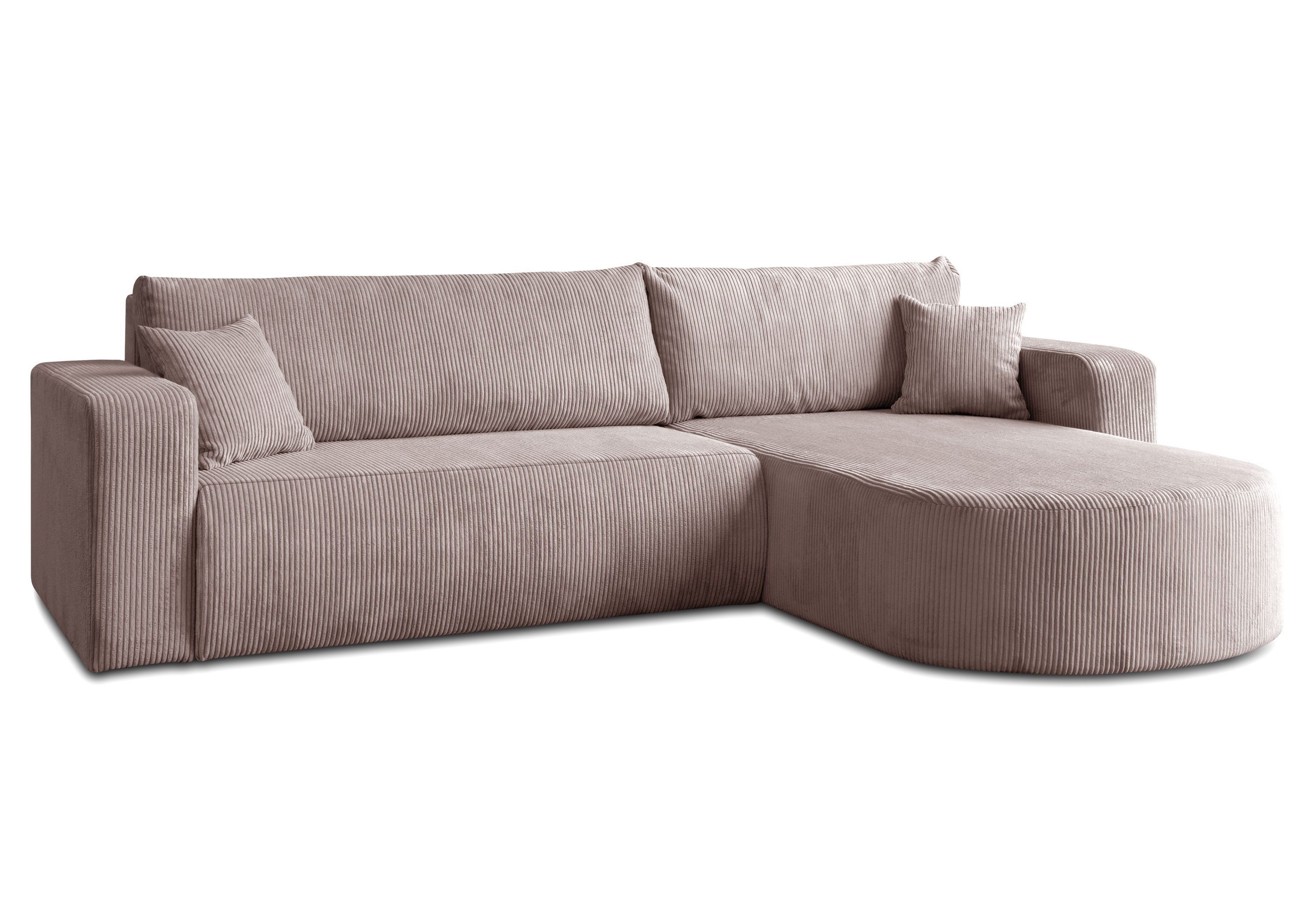Lookway Ecksofa SOPRANO mit Schlaffunktion und Bettkasten, Schlaffunktion