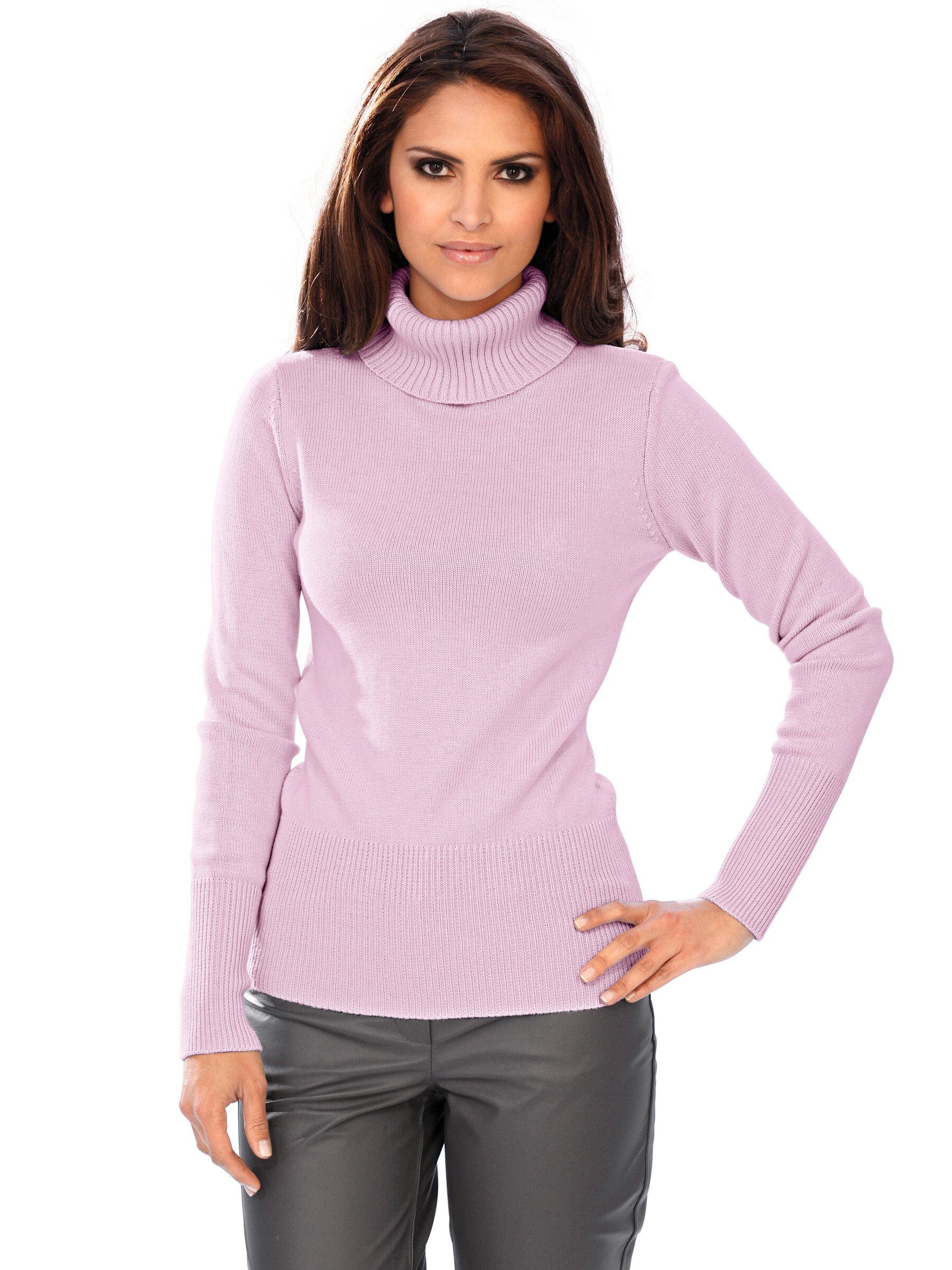 Strickpullover Rollkragen-Pullover