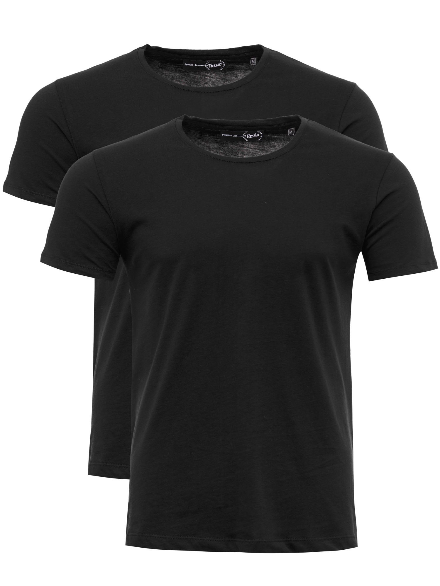 Tazzio T-Shirt E100 (2-tlg) Rundhalsshirt im 2er-Pack