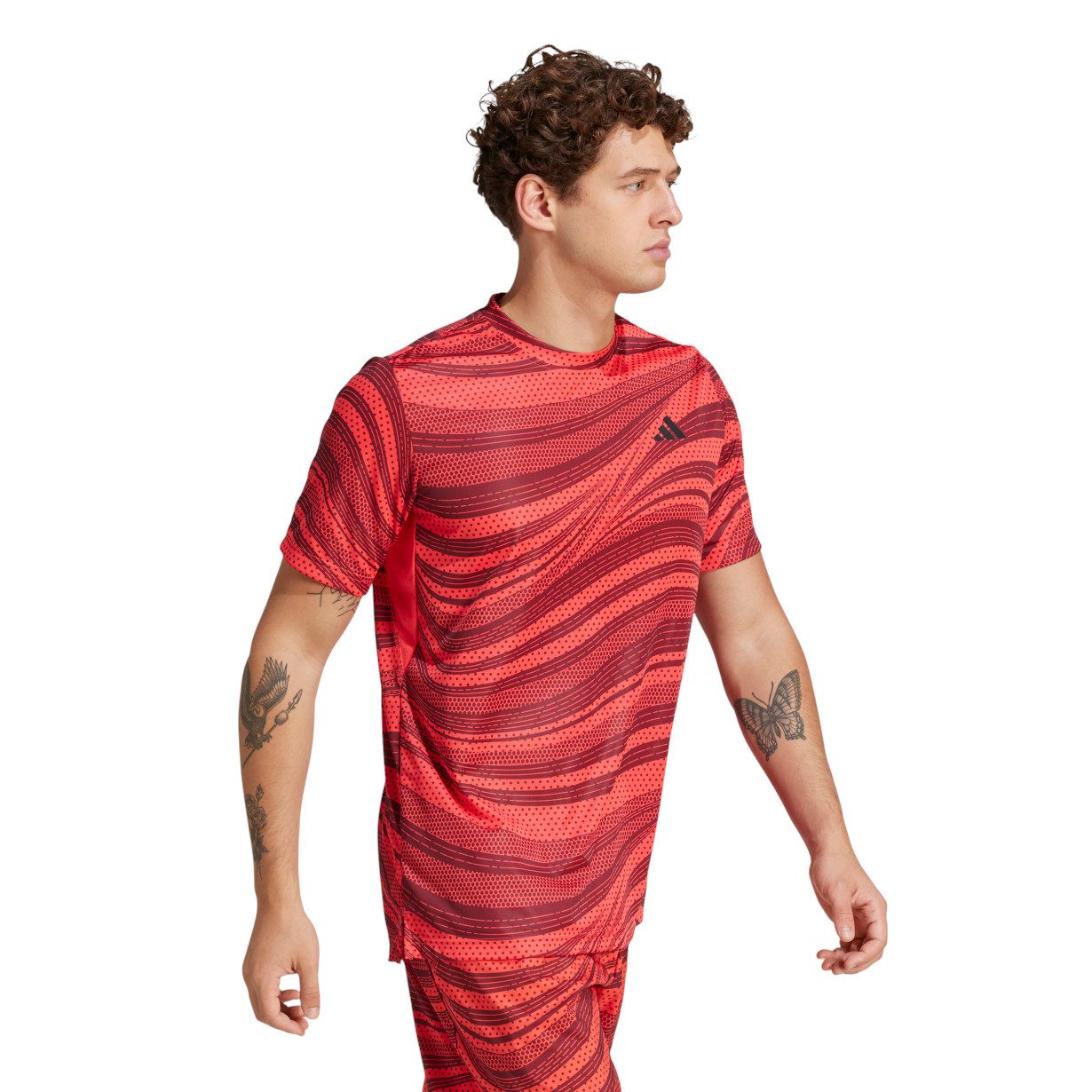 adidas Performance T-Shirt Club Tennis Climacool Graphic rot Herren