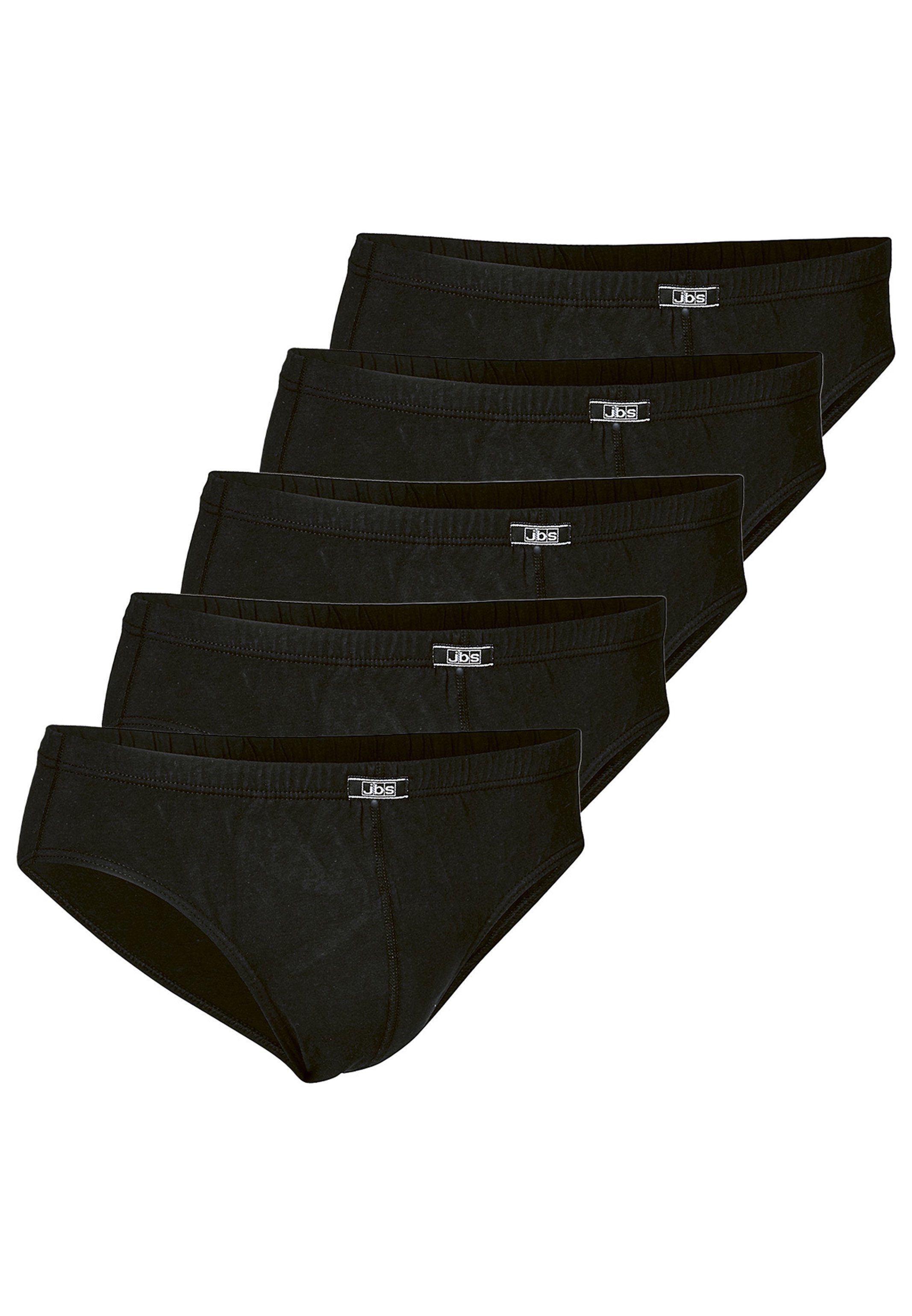 Baumwolle Slip Atmungsaktiv - / Eingriff Slip - - Cotton Ohne Schwarz 5-St) (Spar-Set, jbs Pack Mini Organic Unterhose 5er