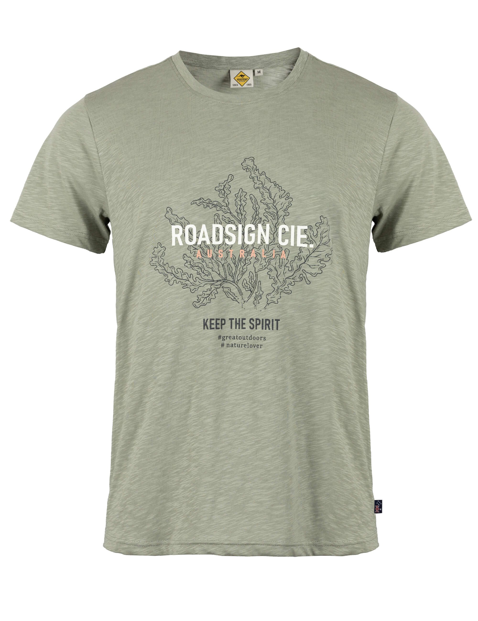 ROADSIGN australia T-Shirt Spirit Crest (1, 1-tlg., 1) mit Roadsign-Print, Baumwollshirt für Outfits mit sportlicher Note