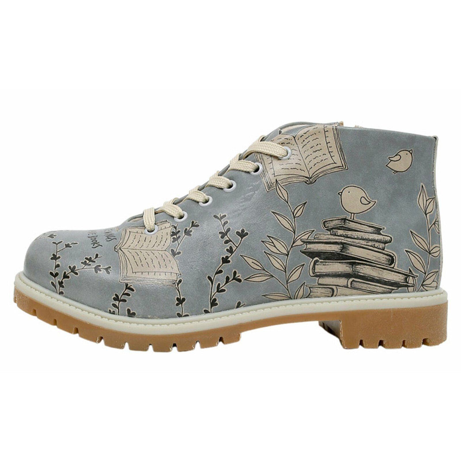 DOGO Shortcut Boots Birds Have Wings Damen Stiefeletten Stiefel Handgeferti günstig online kaufen