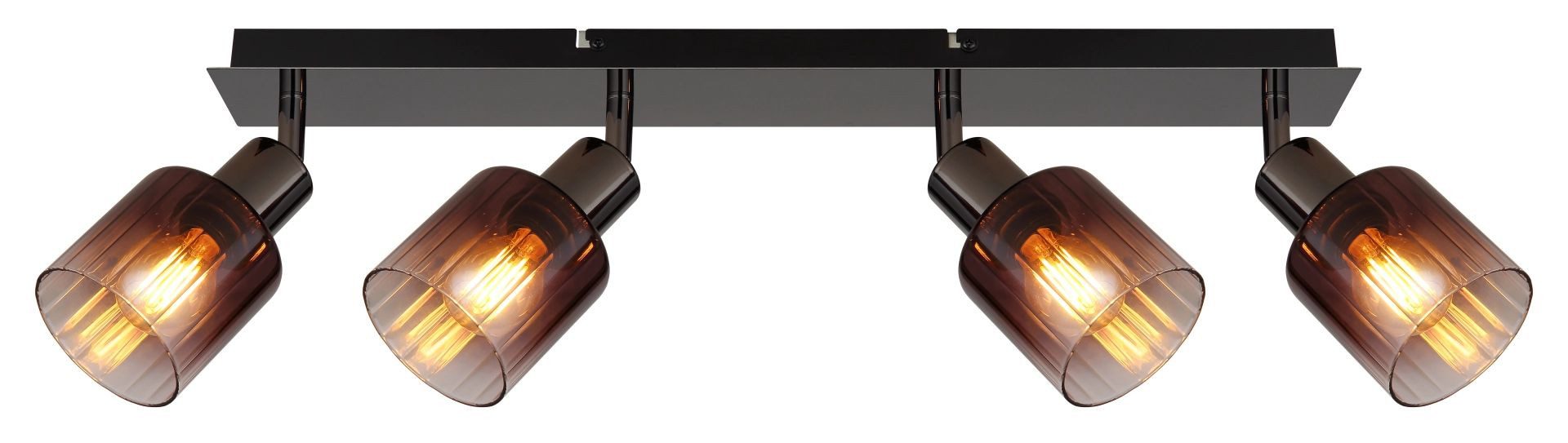 GLOBO LIGHTING Deckenstrahler SATELLA, ohne Leuchtmittel, Deckenspot, Glas, Wohnzimmer, Flur