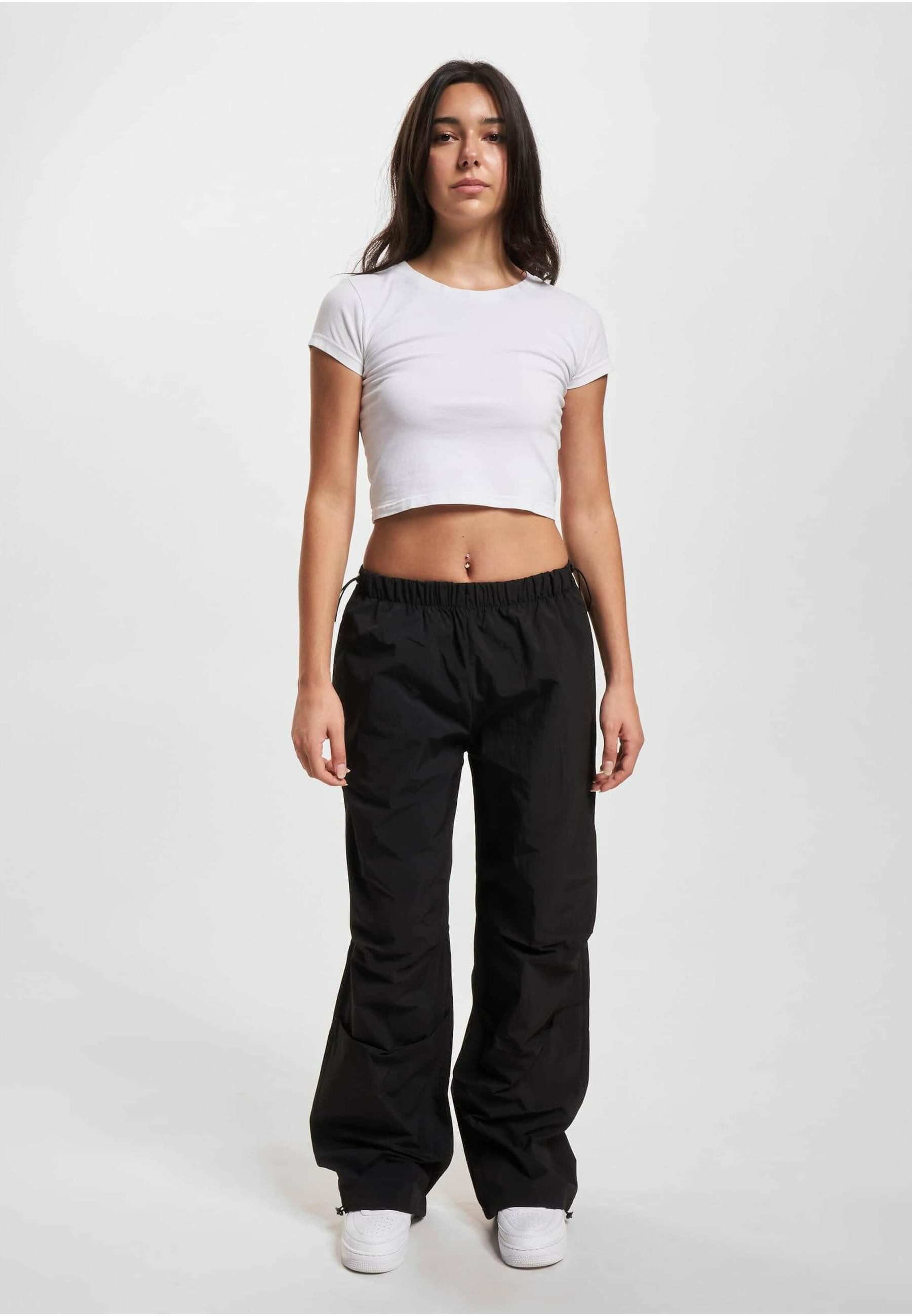DEF Cargohose DEF Damen DEF Wide Cargopants (1-tlg)