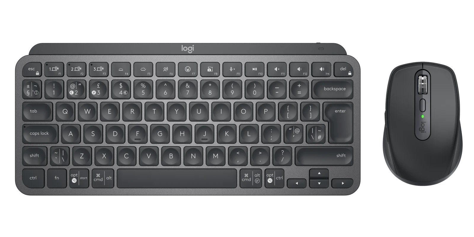 MX Keys Mini Combo for Business Tastatur-Maus-Set (Englisch-QWERTY) Tastatur- und Maus-Set