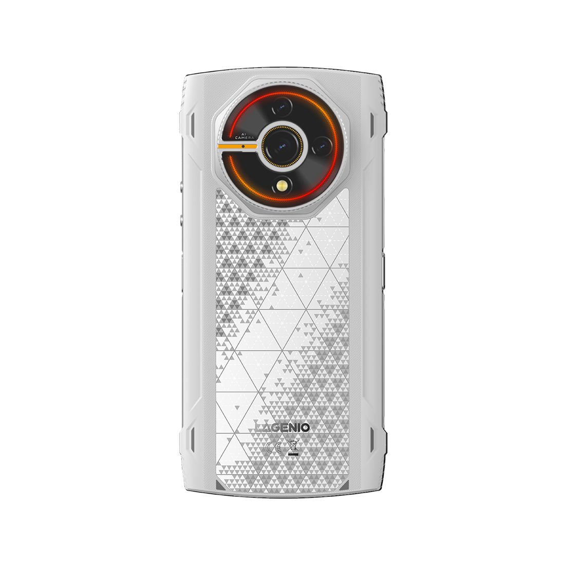 LAGENIO Panther 2 Outdoor Handy Kratzfest Wasserdicht Baustellenhandy OTG GPS Smartphone (16 MP Kamera, IP68, Fallschutz, GPS OTG, 12+128GB, Taschenlampe, Dual SIM, robust)