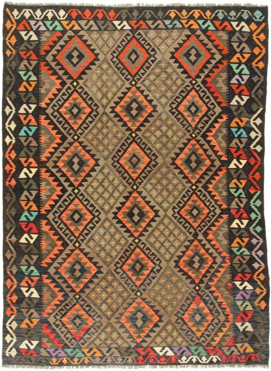 Orientteppich Kelim Afghan Heritage 188x247 Handgewebter Moderner Orientteppich, Nain Trading, rechteckig, Höhe: 3 mm