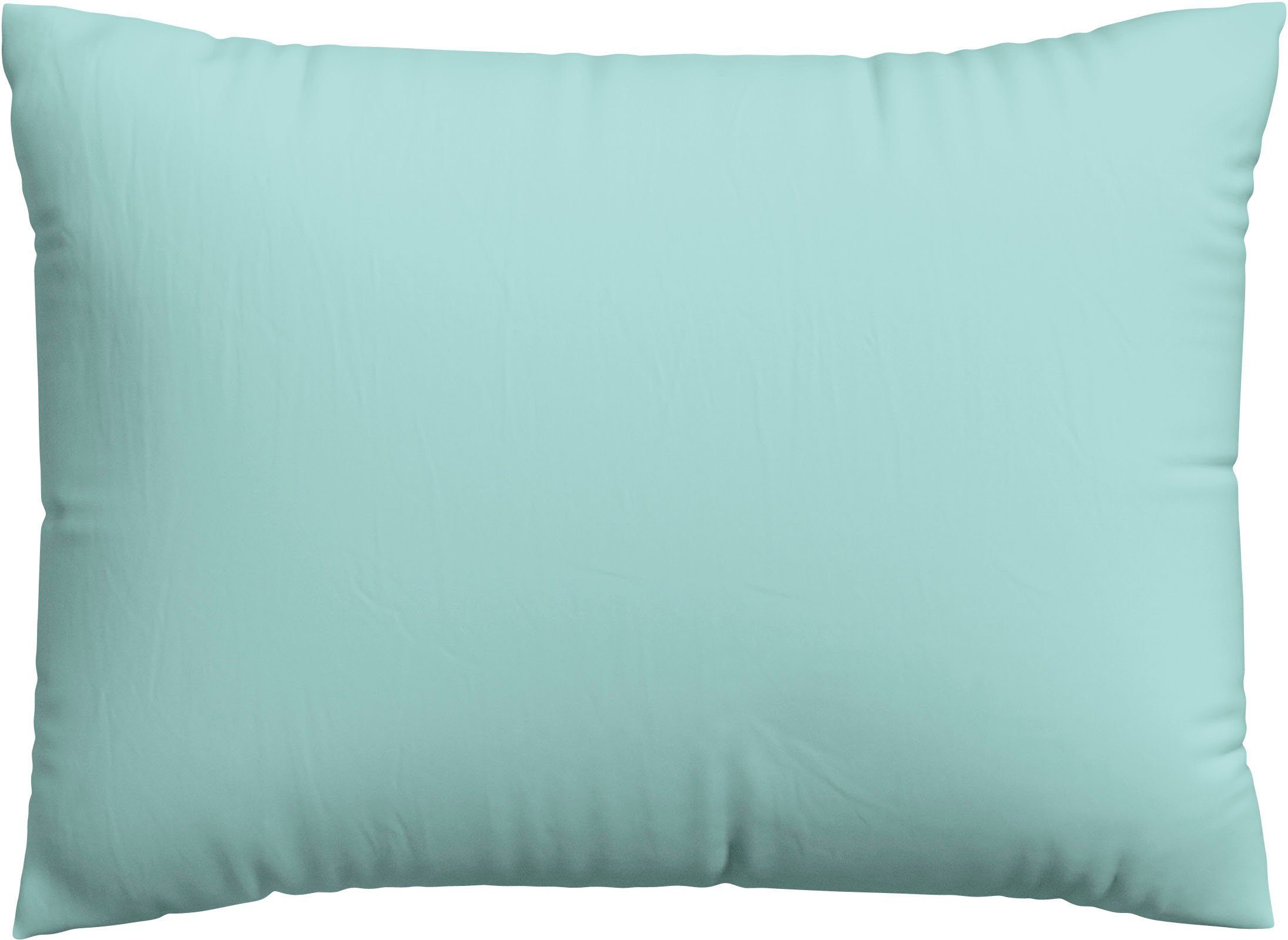Schlafgut Kissenbezug Premium Kissenhülle Woven Satin, 100% Baumwolle, (1 Stück), Ton-in-Ton Reißverschluss, Fadendichte von 300tc, Uni, OEKO Tex