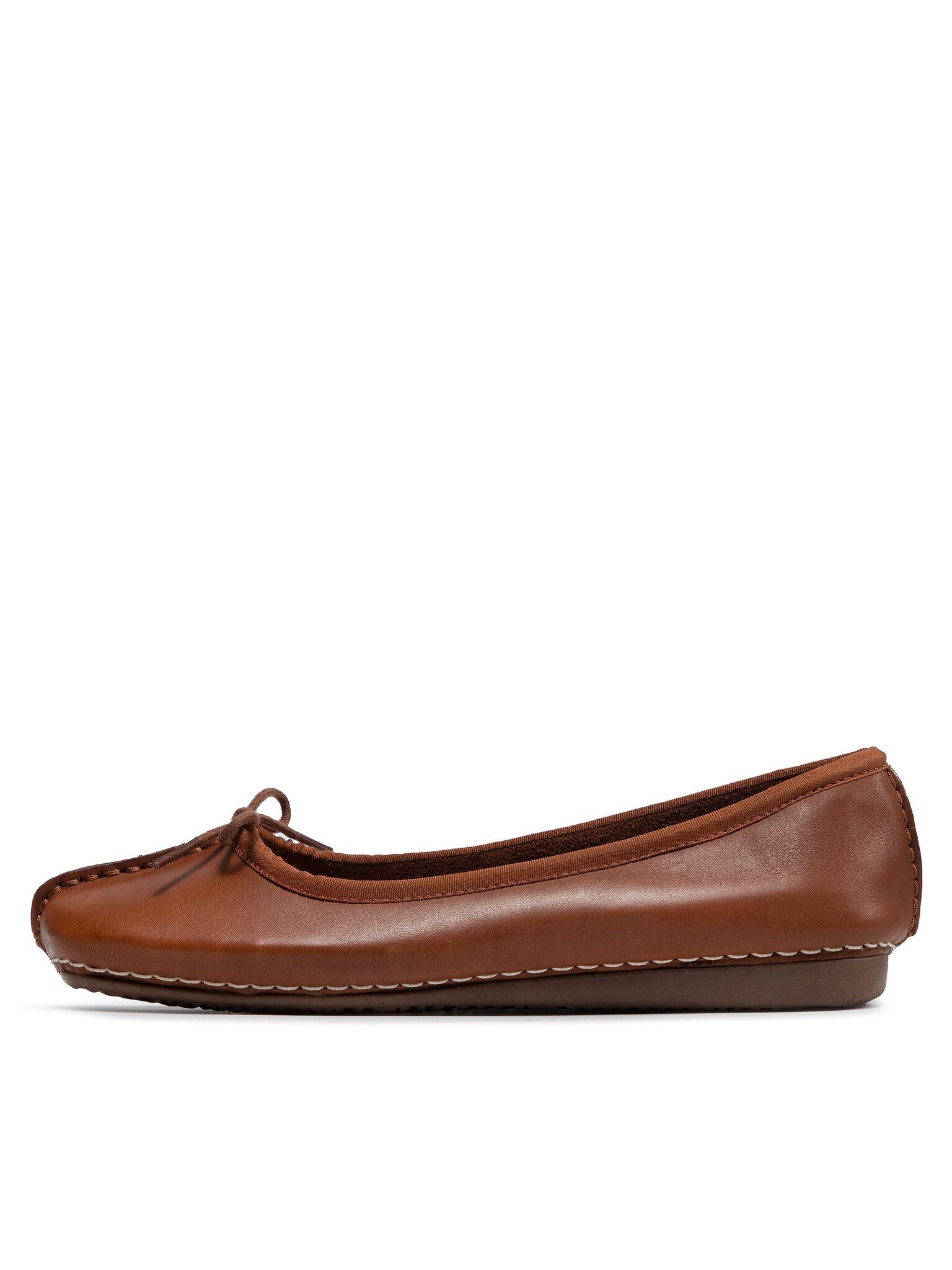 Clarks Clarks Женщинам Freckle Ice Балетки Braun Ballerina