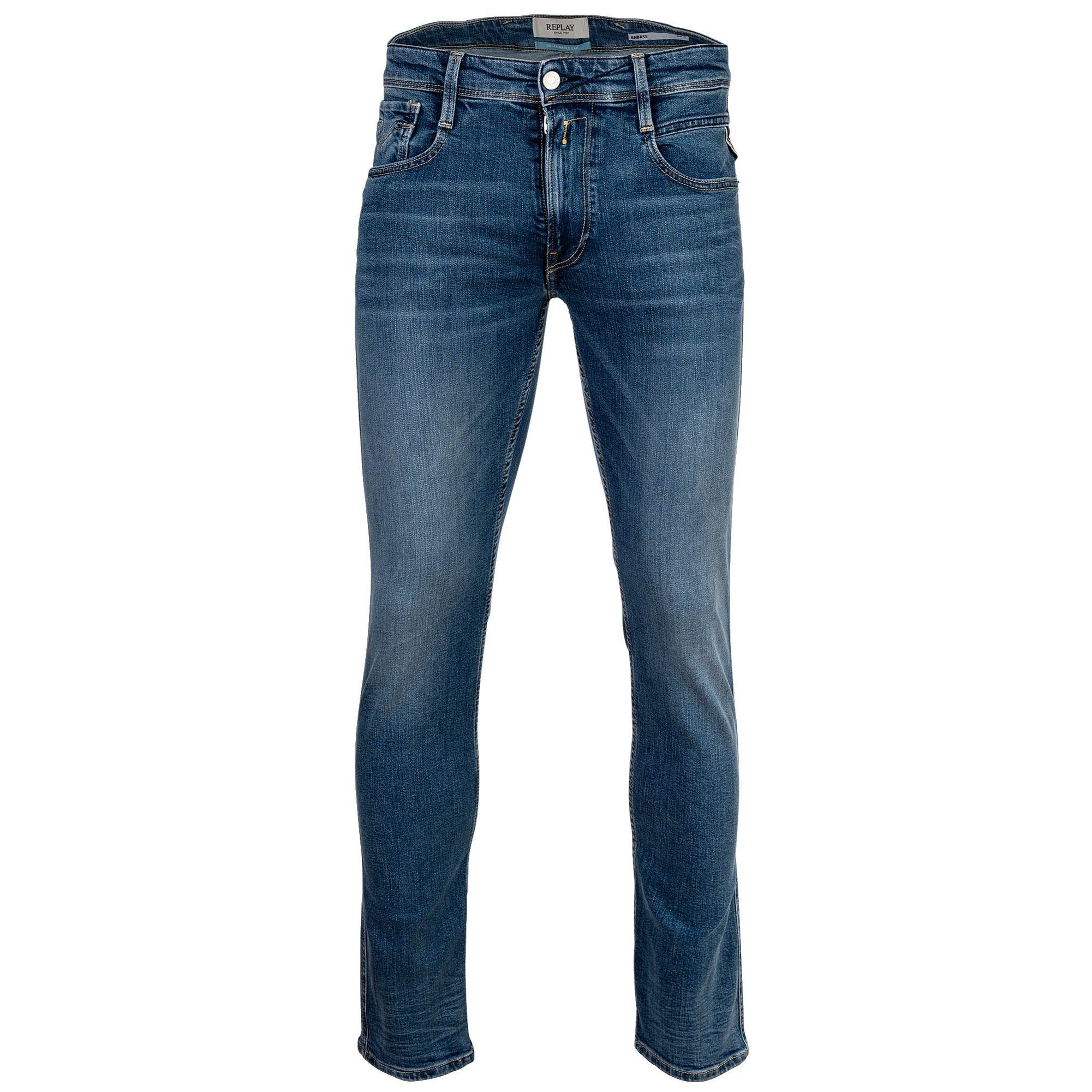 Regular-fit-Jeans Herren Jeans Baumwolle Hyperflex ANBASS