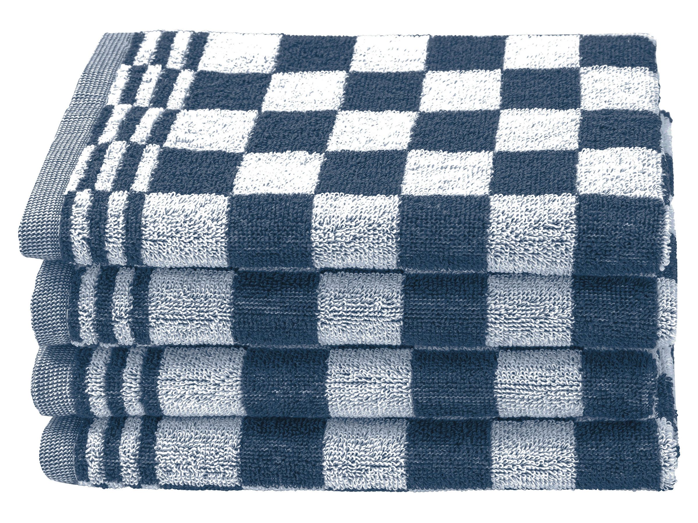 ZOLLNER Geschirrtuch, (Set, 4-tlg), 50 x 50 cm, 100% Baumwolle, vom Hotelwä günstig online kaufen