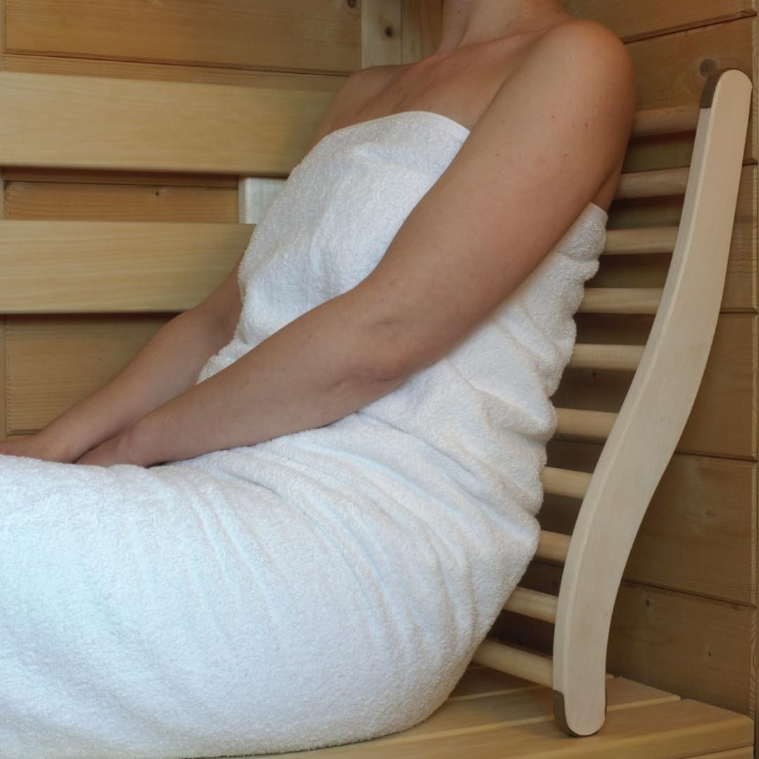 Hofmeister Sauna-Rückenlehne HOFMEISTER® Sauna-Set: Ergonnomische Rückenlehne, Kopfstütze & Beinstü
