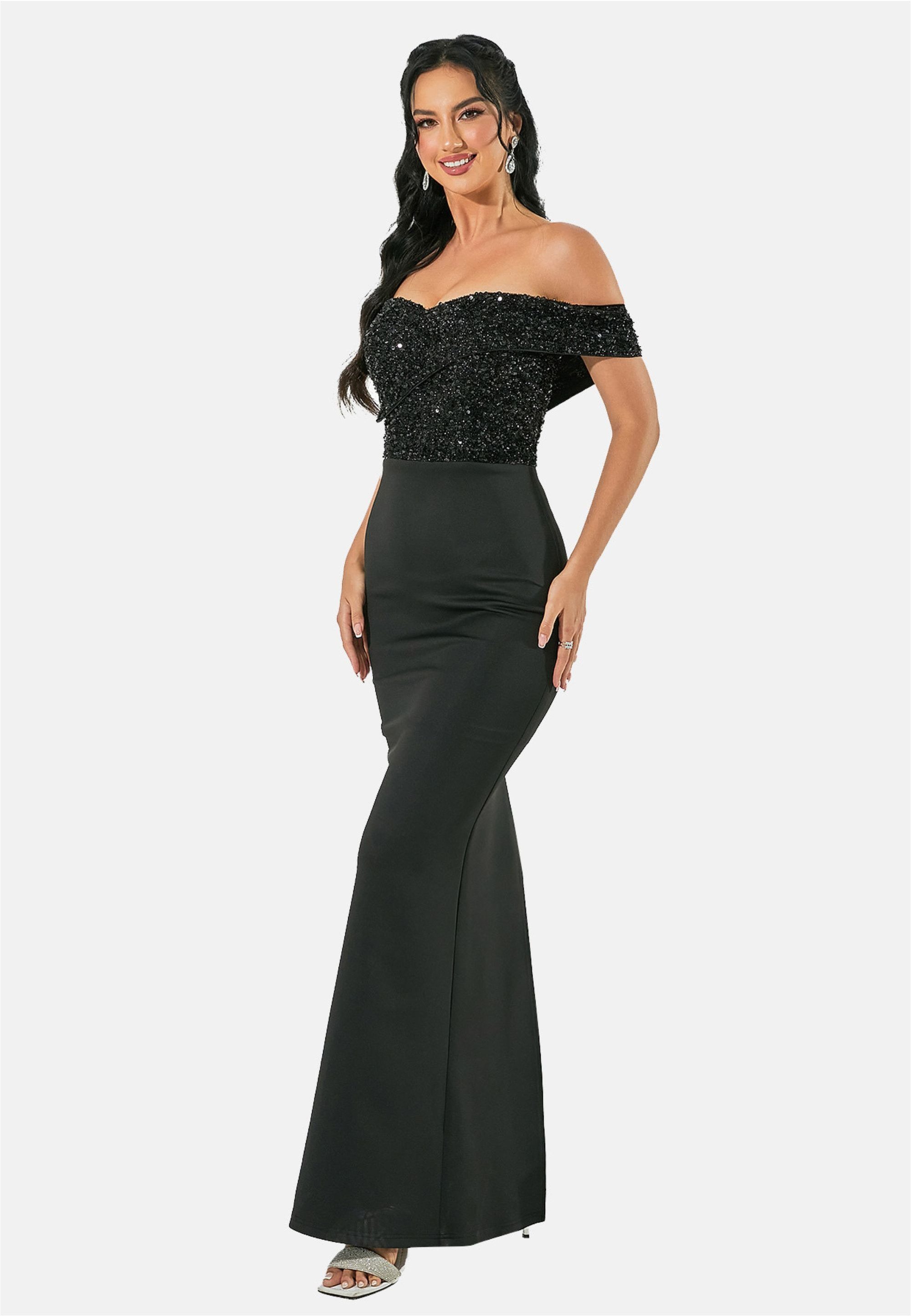 Moda Minx Jerseykleid im schulterfreien Design günstig online kaufen