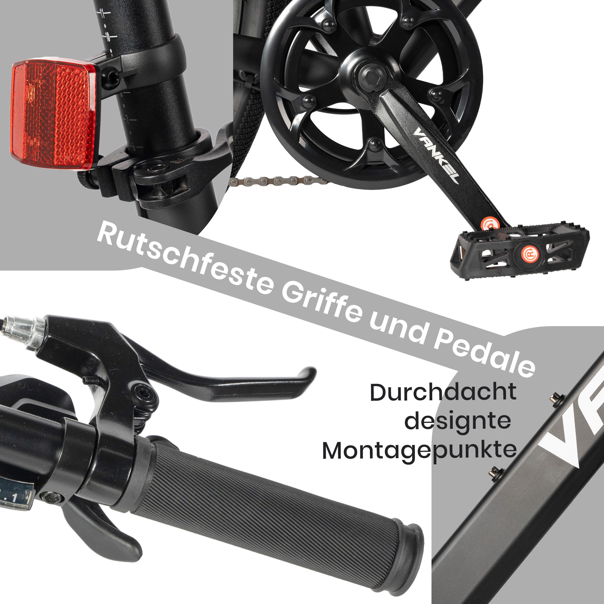 Vankel 28-inch Mountain Bike 700C with Shimano for Men and Women, Shimano RD-TZ500 Rear Derailleur, Derailleur Gears, Road Bike for Men & Women – Lightweight, Comfortable