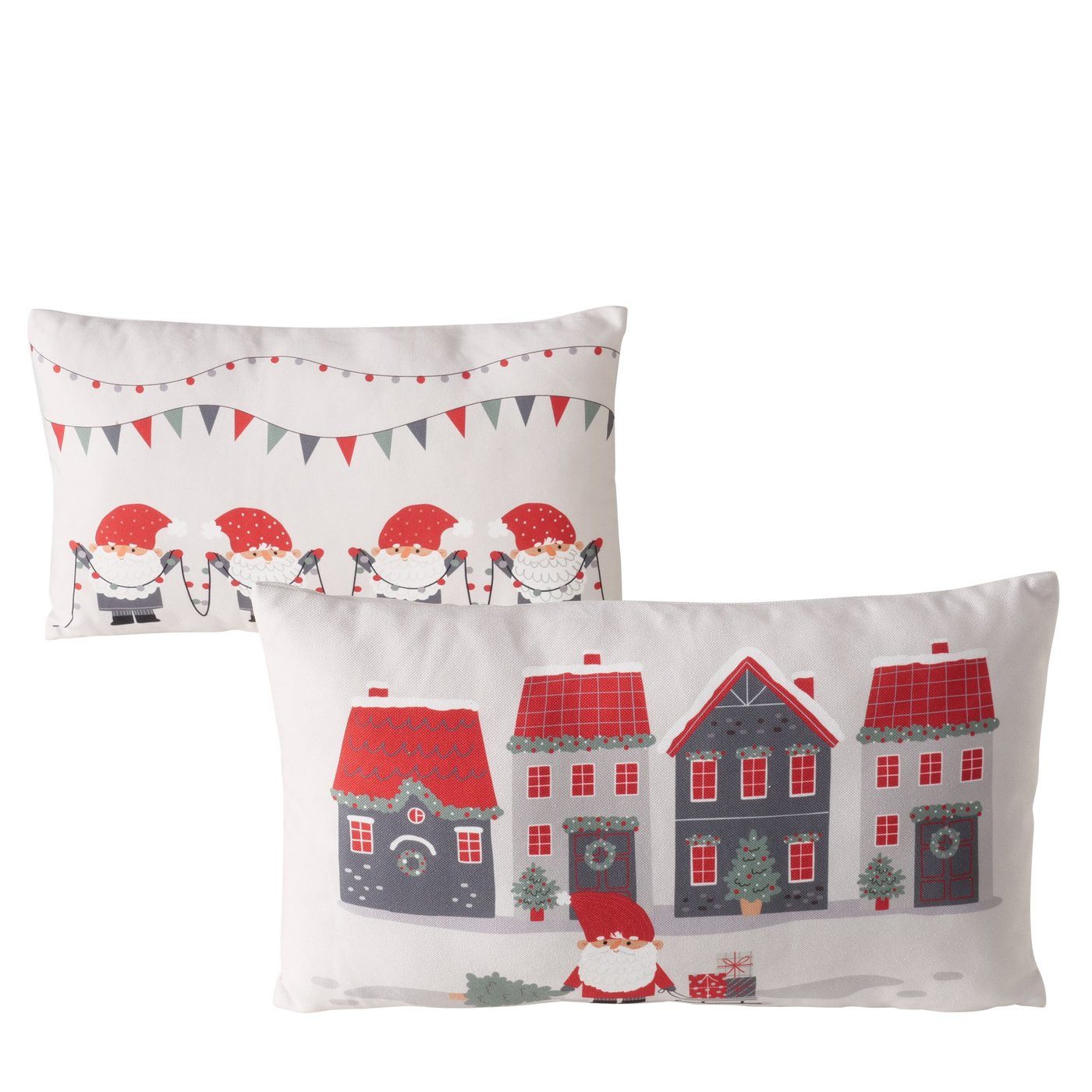 BOLTZE GRUPPE GmbH Dekokissen Kissen mit Weihnachtsmotiv MONTI, 30 x 50 cm, mit Weihnachtsmotiv