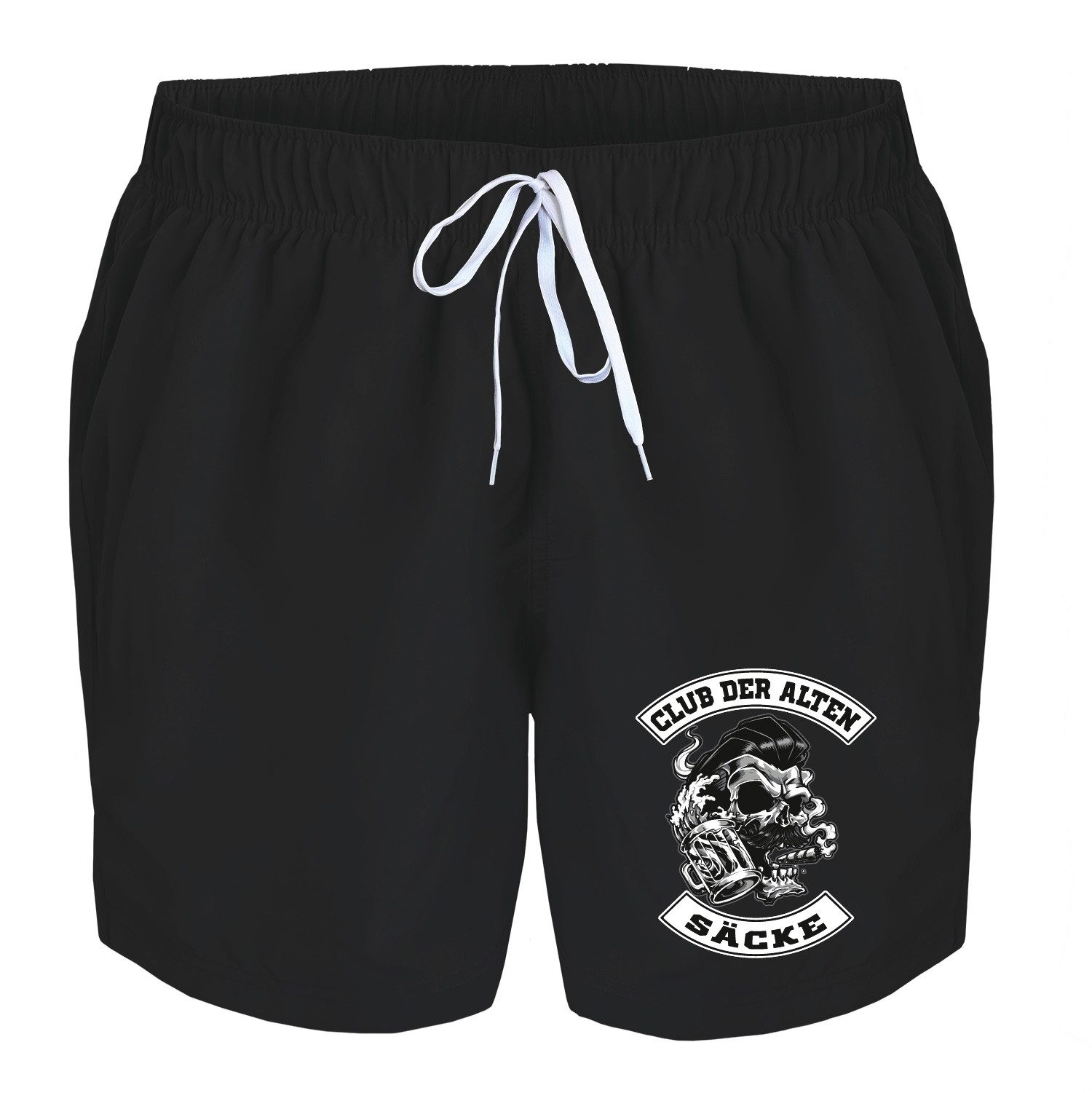 deinshirt Badehose Schwimmshorts Totenkopf Club der günstig online kaufen