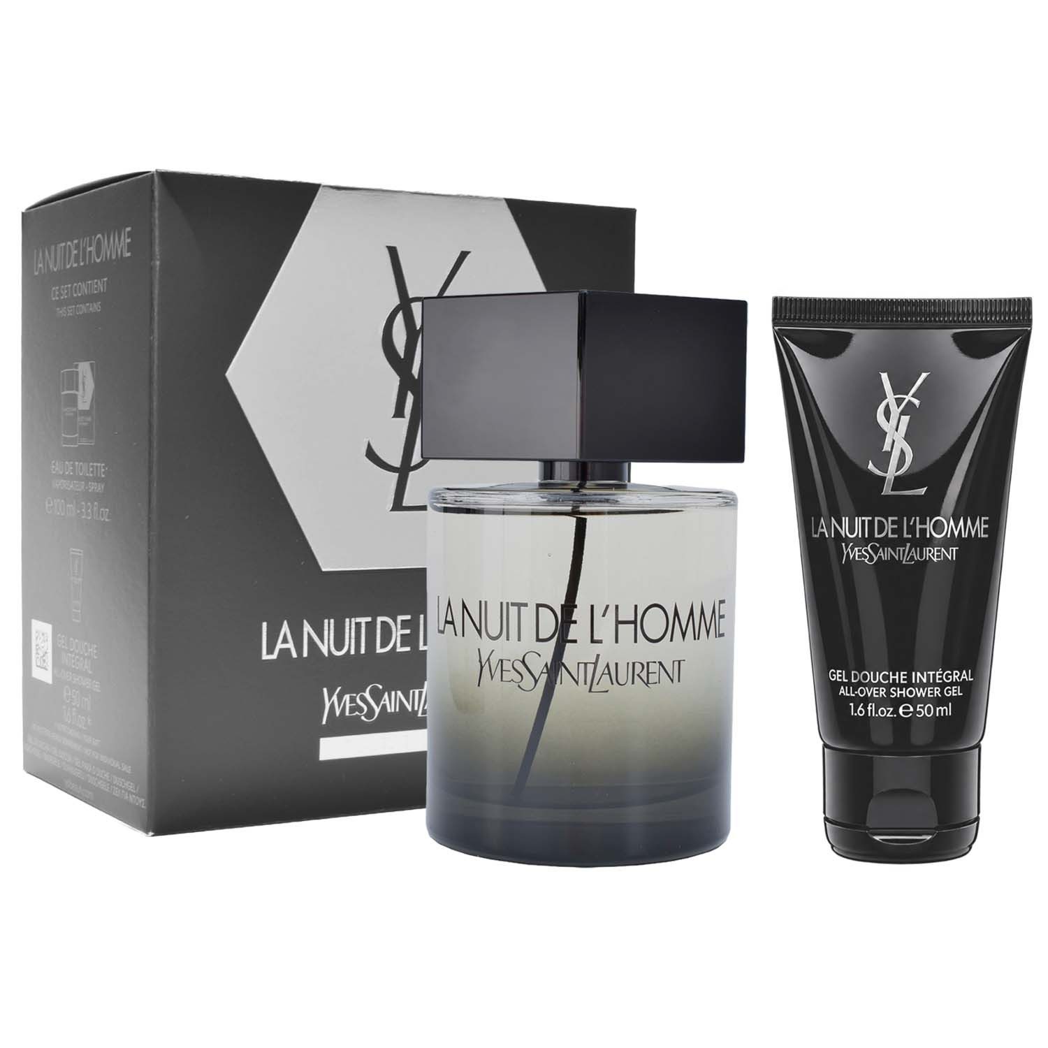 YVES SAINT LAURENT Duft-Set La Nuit de L'Homme Eau de Toilette + Shower Gel Herren Geschenkset