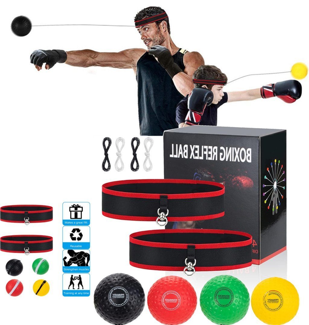 XDeer Lernspielzeug Reflexball,Box-Trainingsball Set,Boxing Reflexball, Ide günstig online kaufen