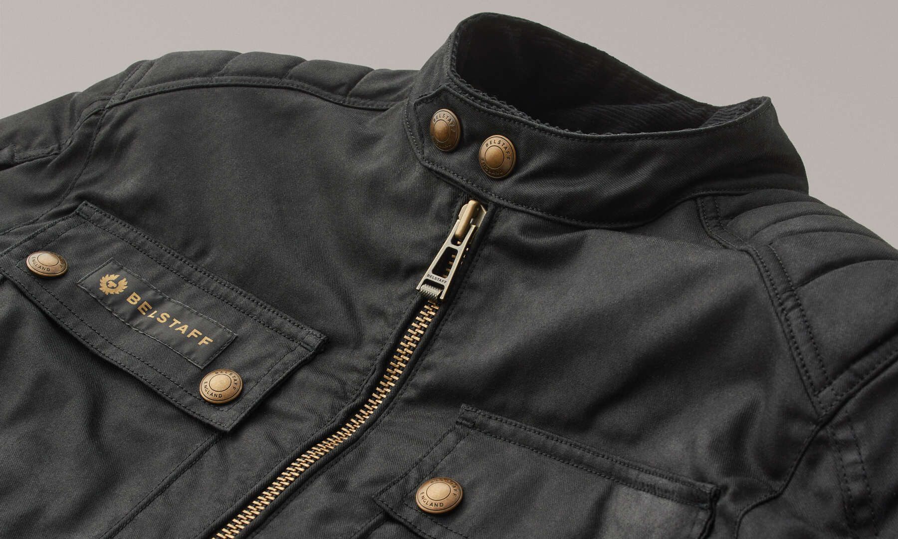 Belstaff Motorradjacke Roberts Motorrad Wachsjacke