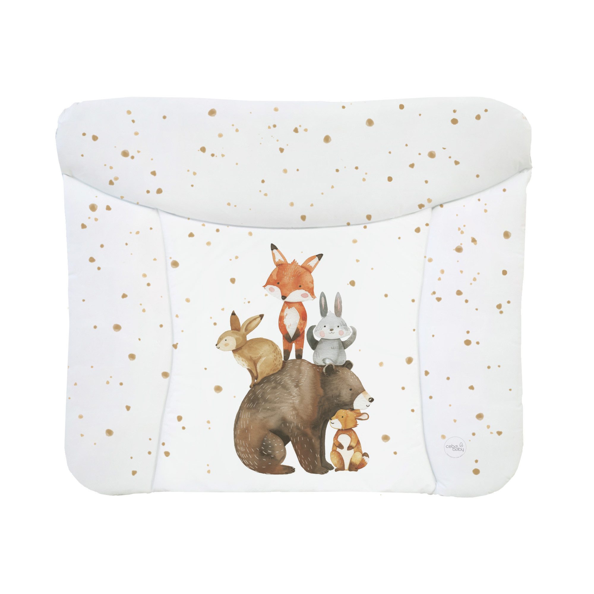 CEBA BABY Wickelauflage Weiche Wickeltischauflage 50 x 70 cm, 72 x 75 cm, 85 x 72 cm, Wickelauflage für Junge und Mädchen - Wasserdicht, abwaschbar
