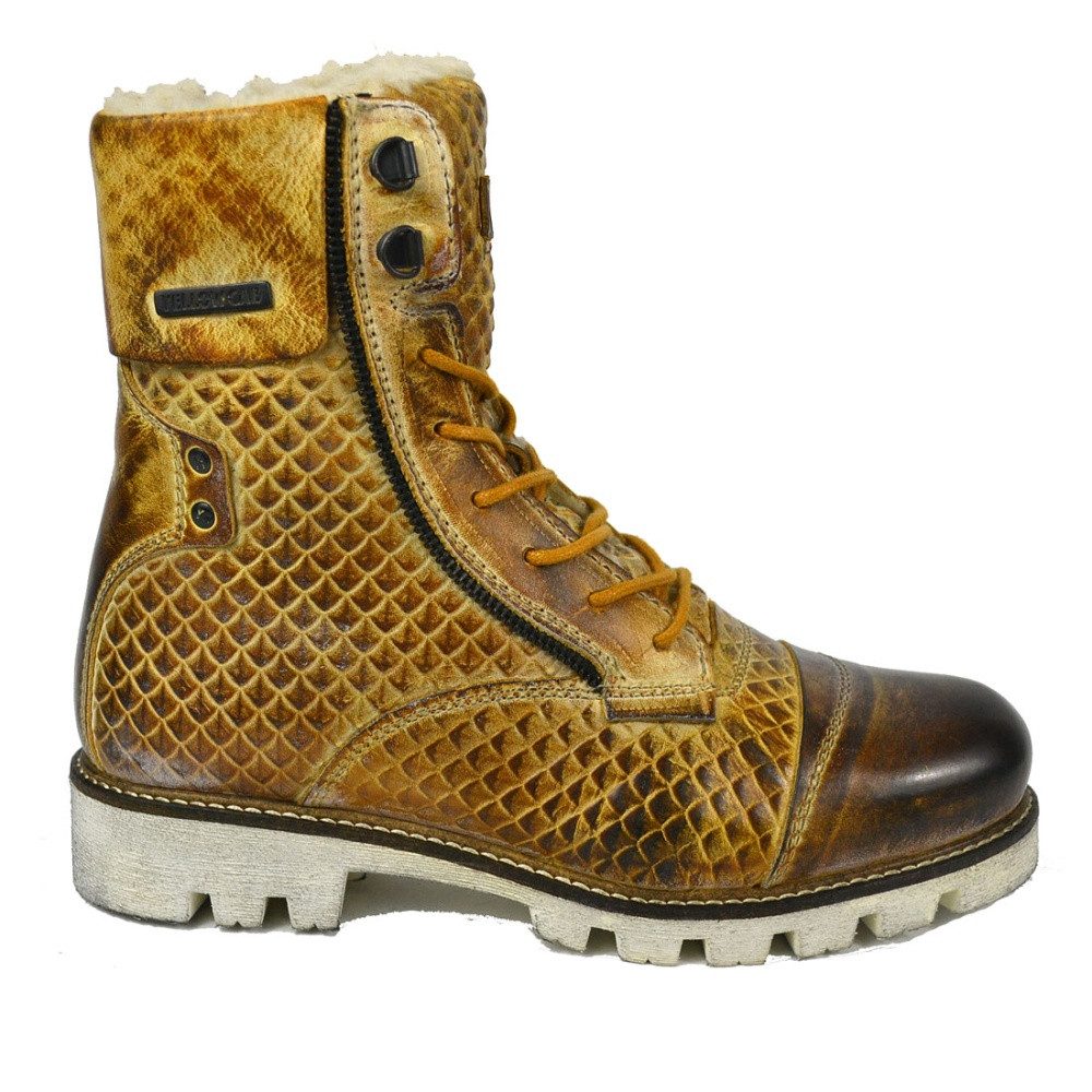 Yellow Cab MILITARY W Stiefel Y25166 Stiefel Camel